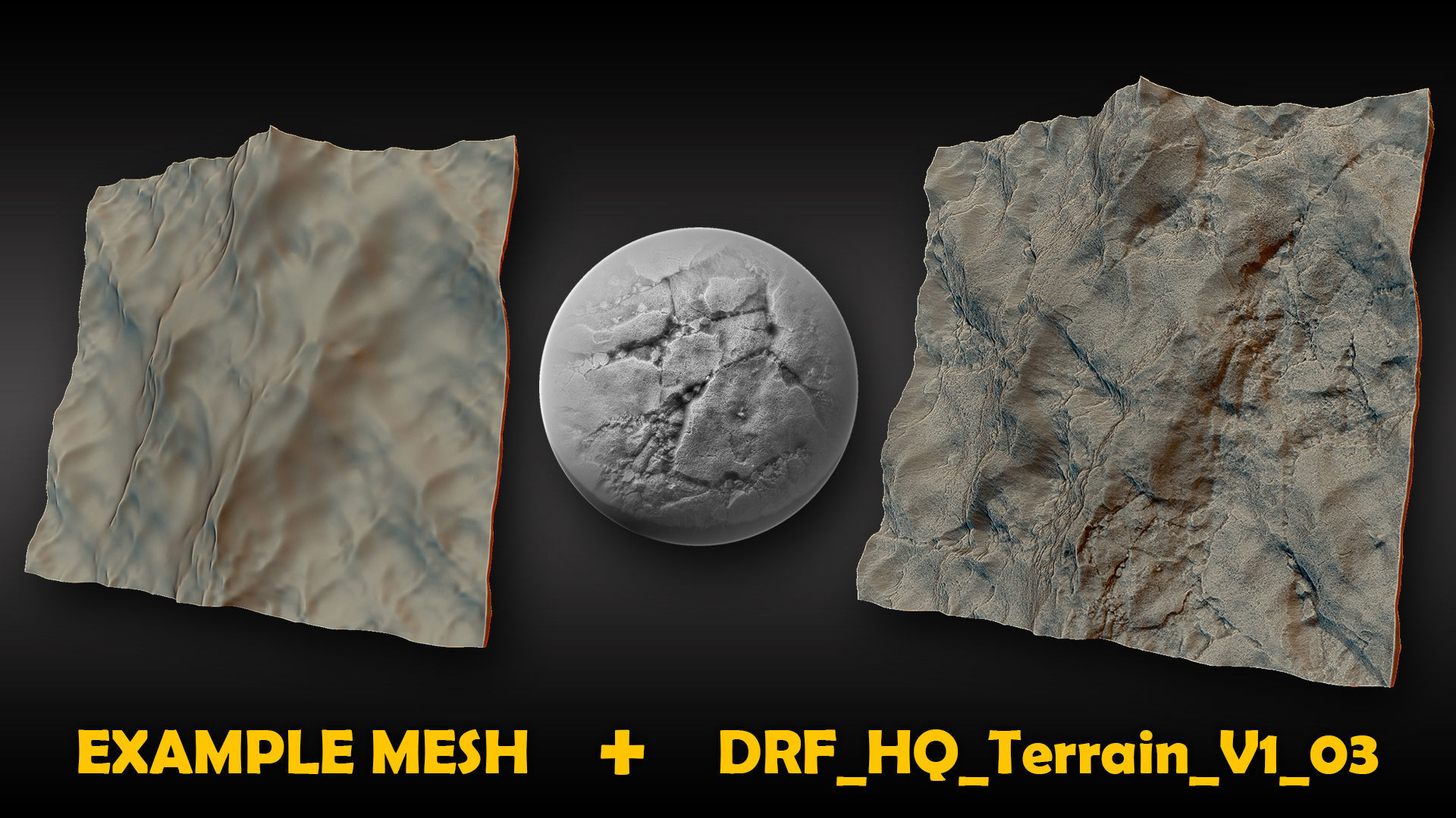 Ultra HQ Terrain Seamless Zbrush brushes and Alphas 3D model_7