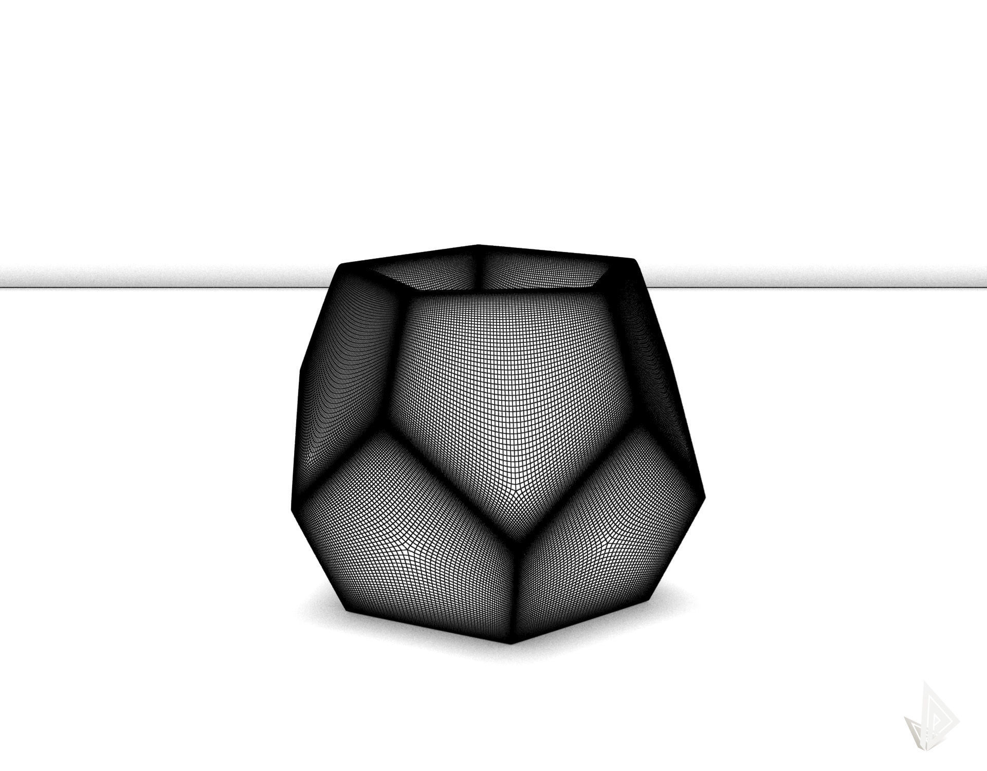 VASE 001 3D print model_11