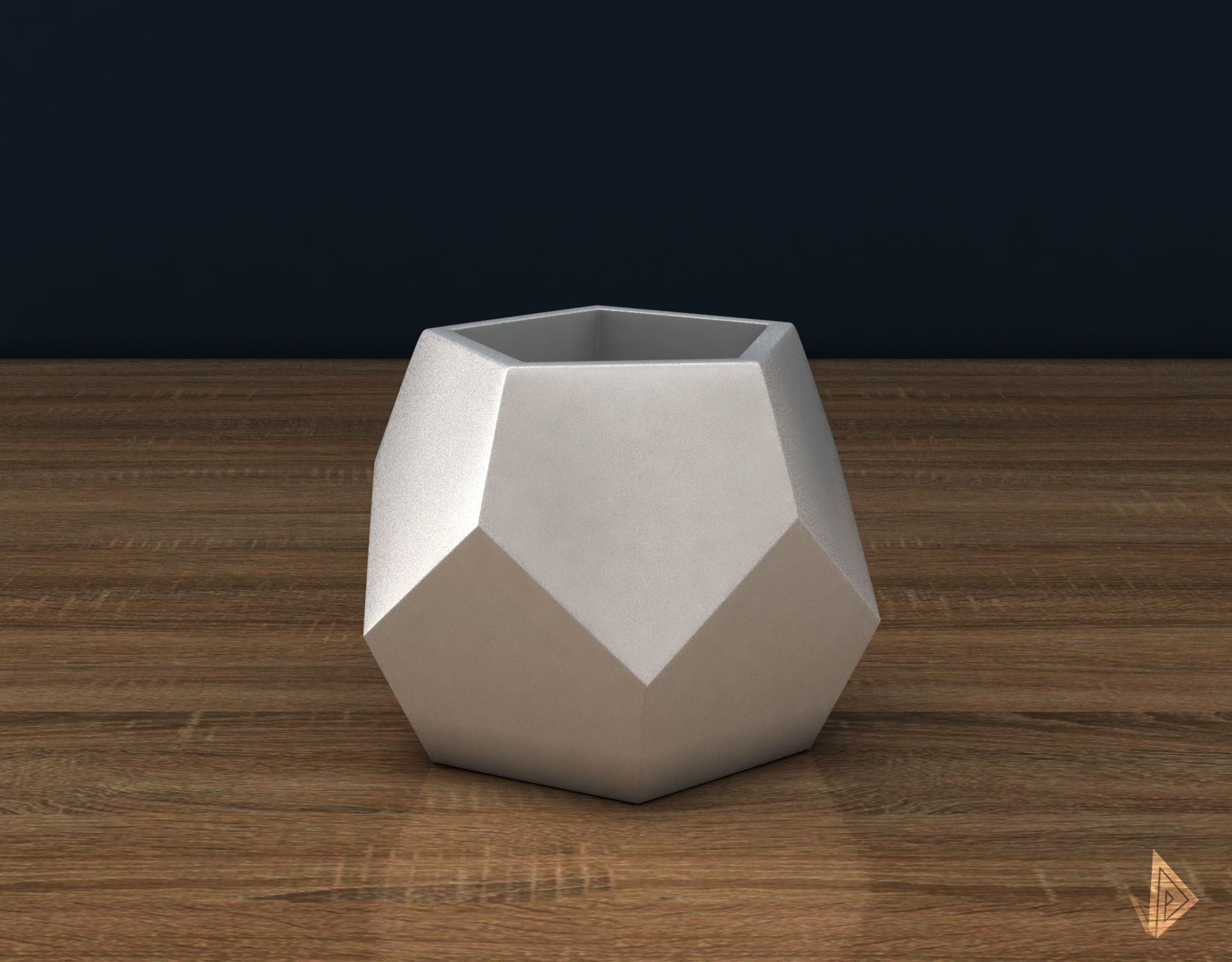 VASE 001 3D print model_5