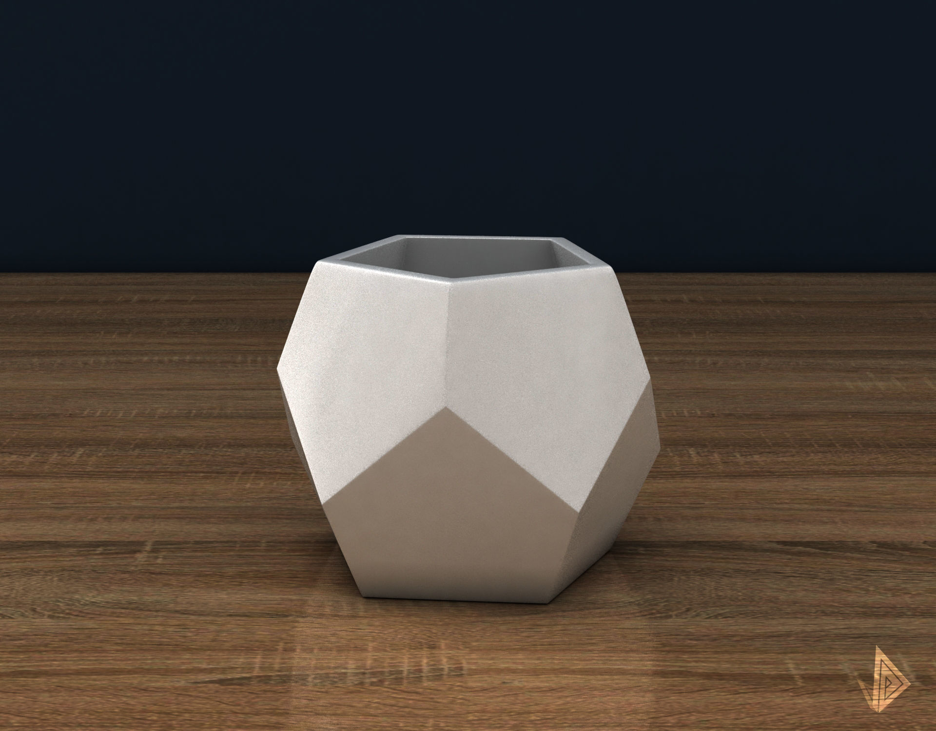 VASE 001 3D print model_3