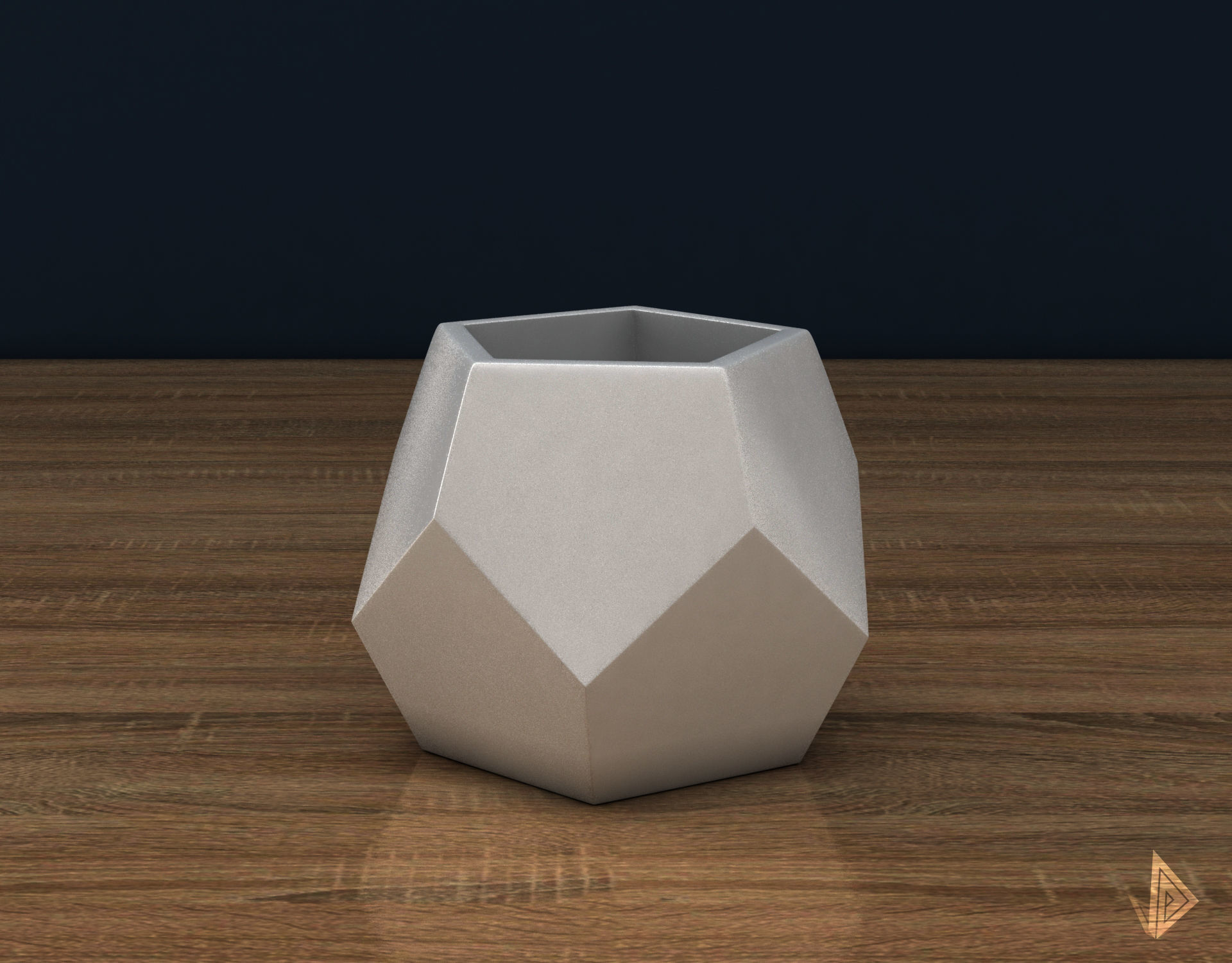 VASE 001 3D print model_6