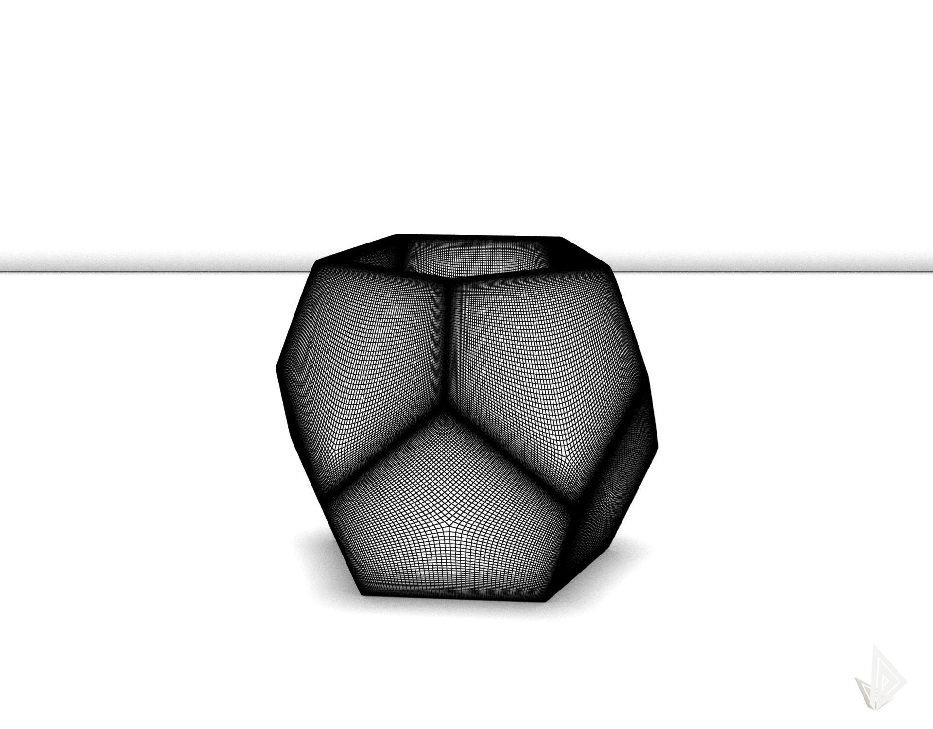 VASE 001 3D print model_9