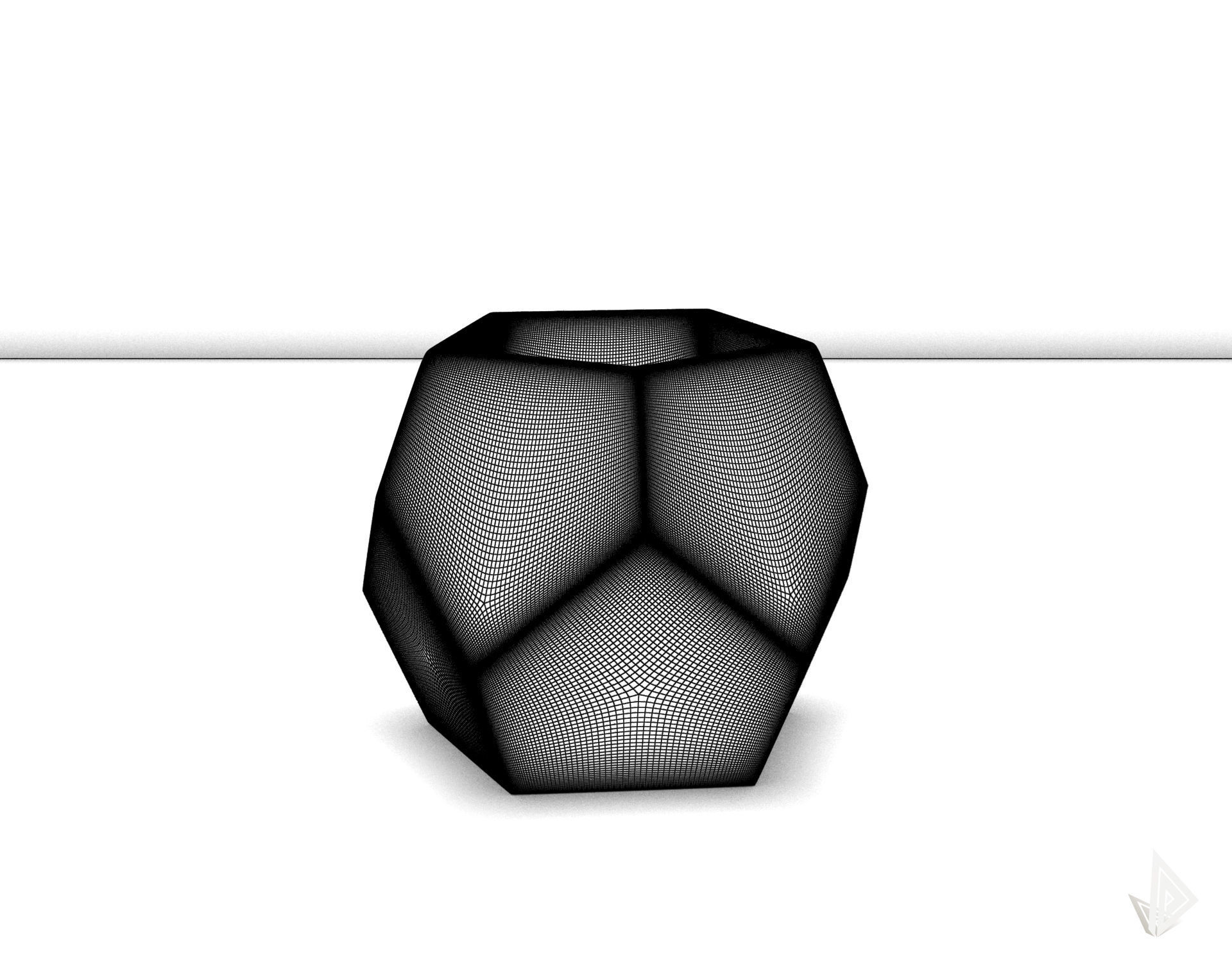 VASE 001 3D print model_8