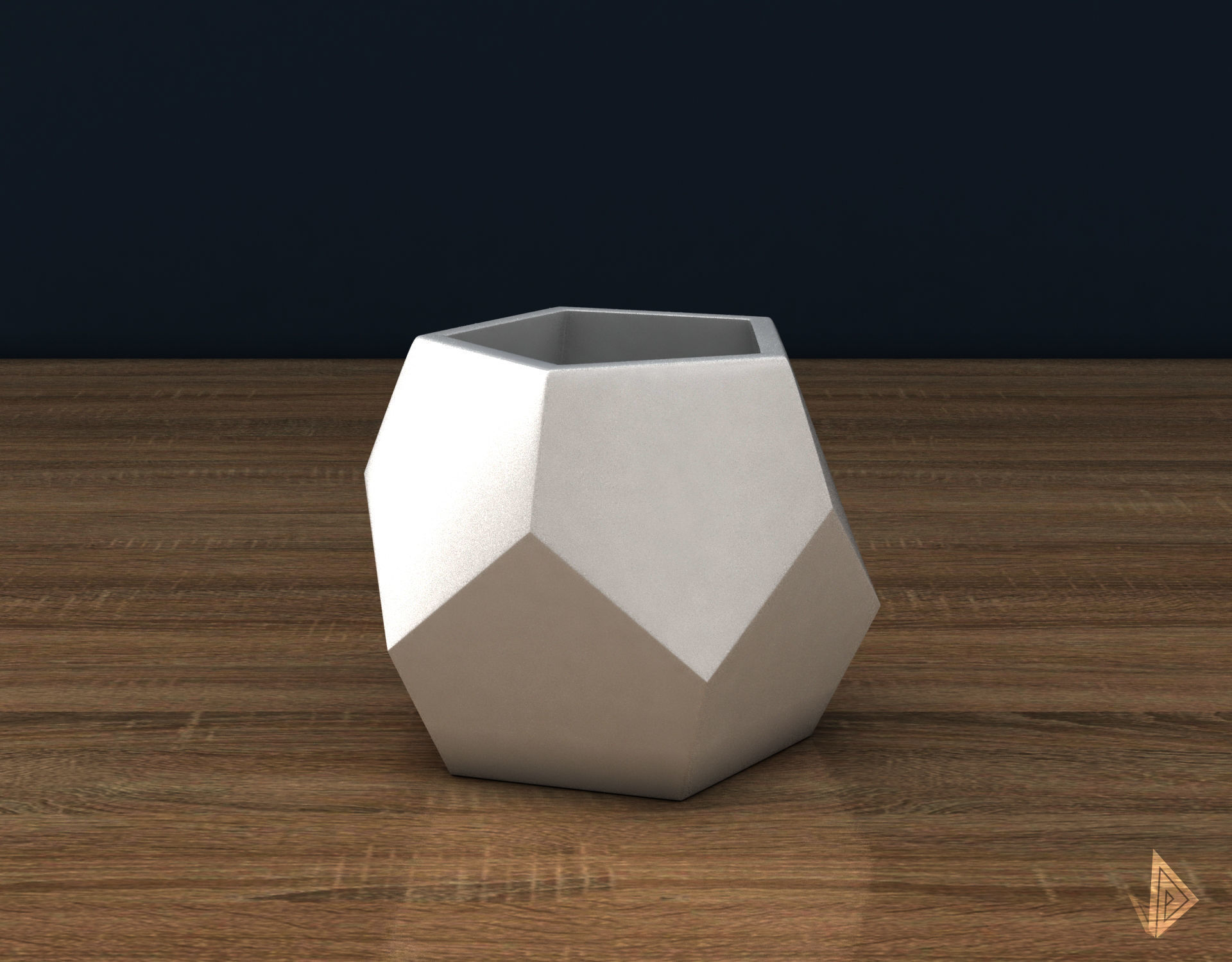 VASE 001 3D print model_4