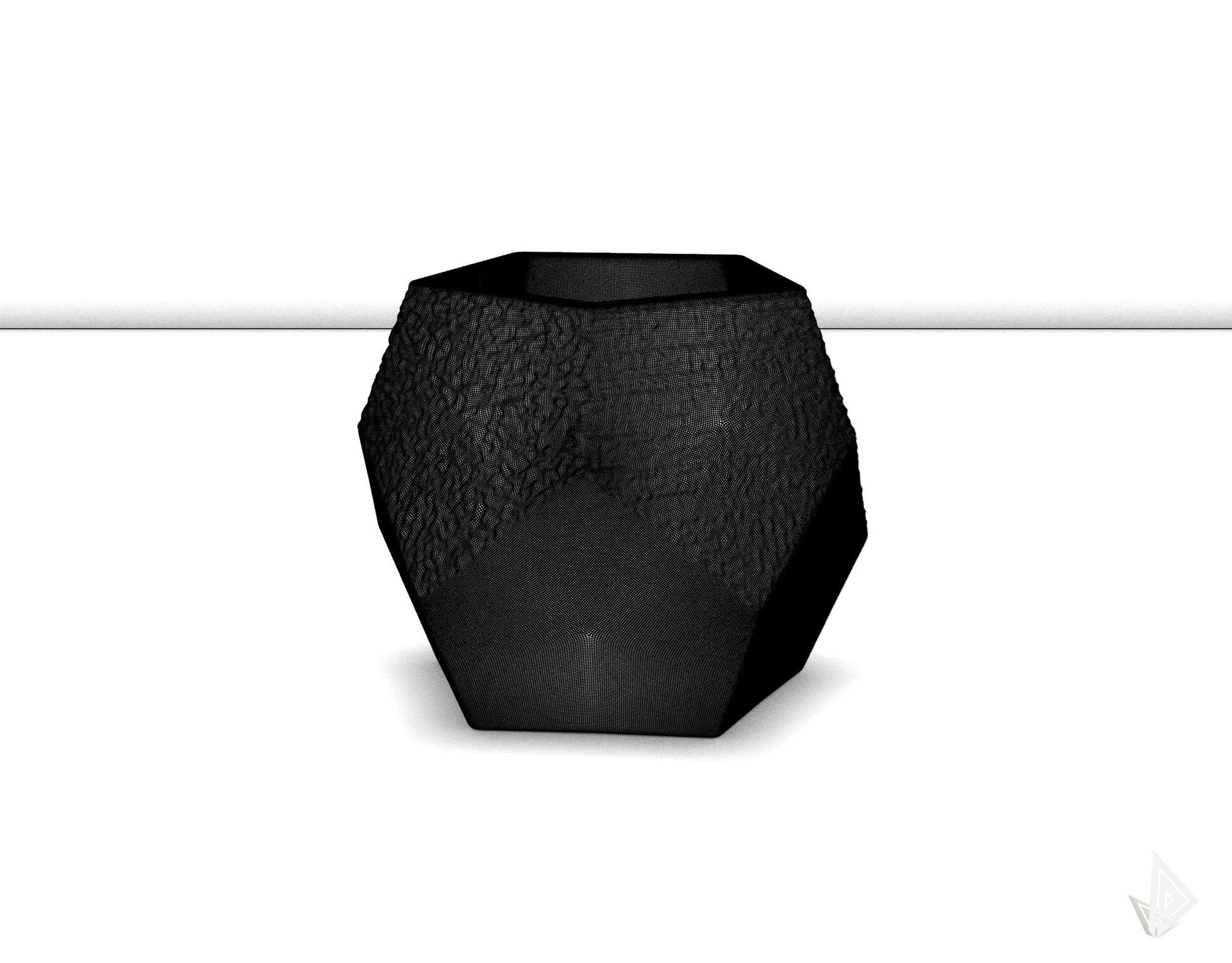 VASE 004 3D print model_11