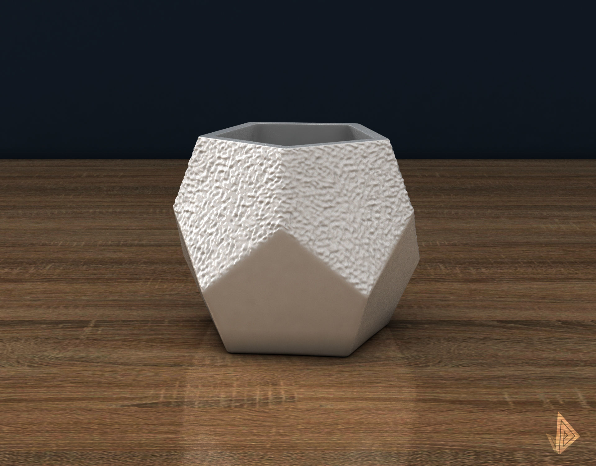 VASE 004 3D print model_2