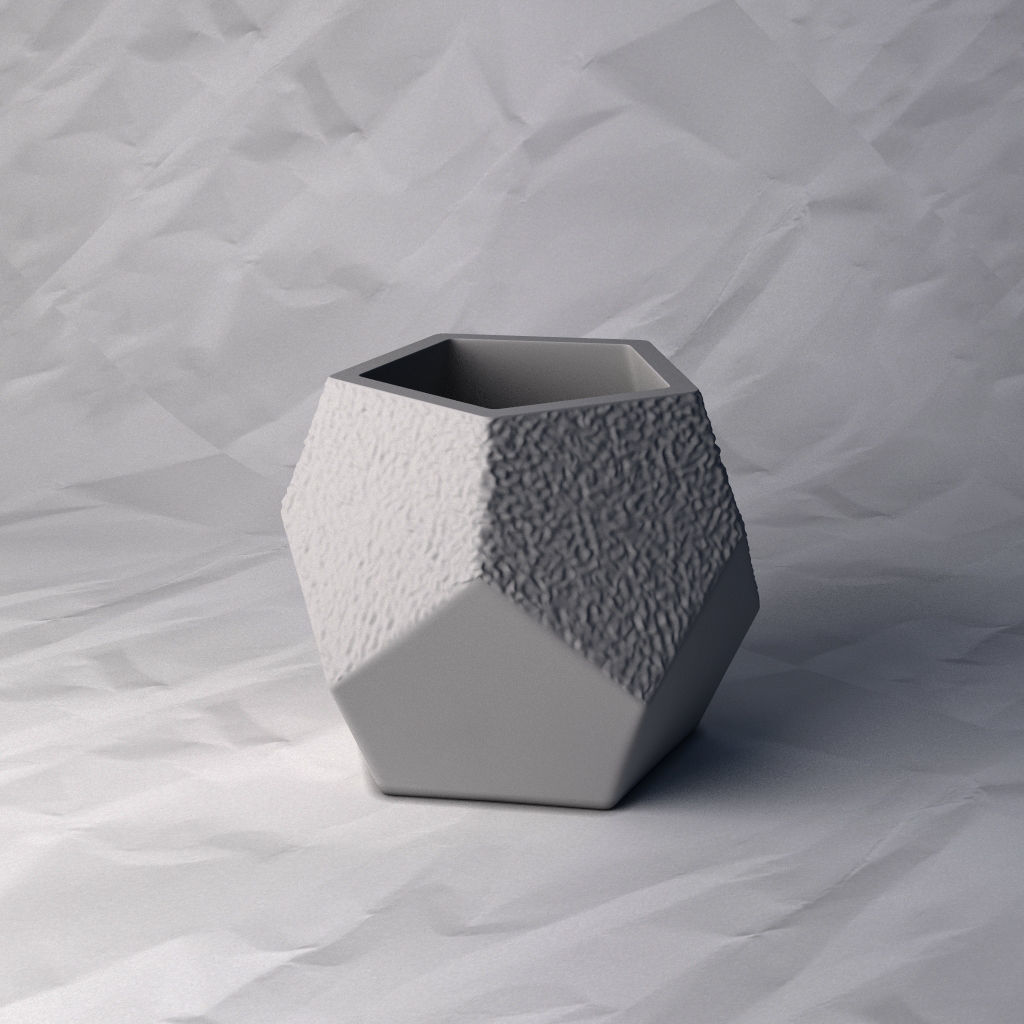 VASE 004 3D print model_12