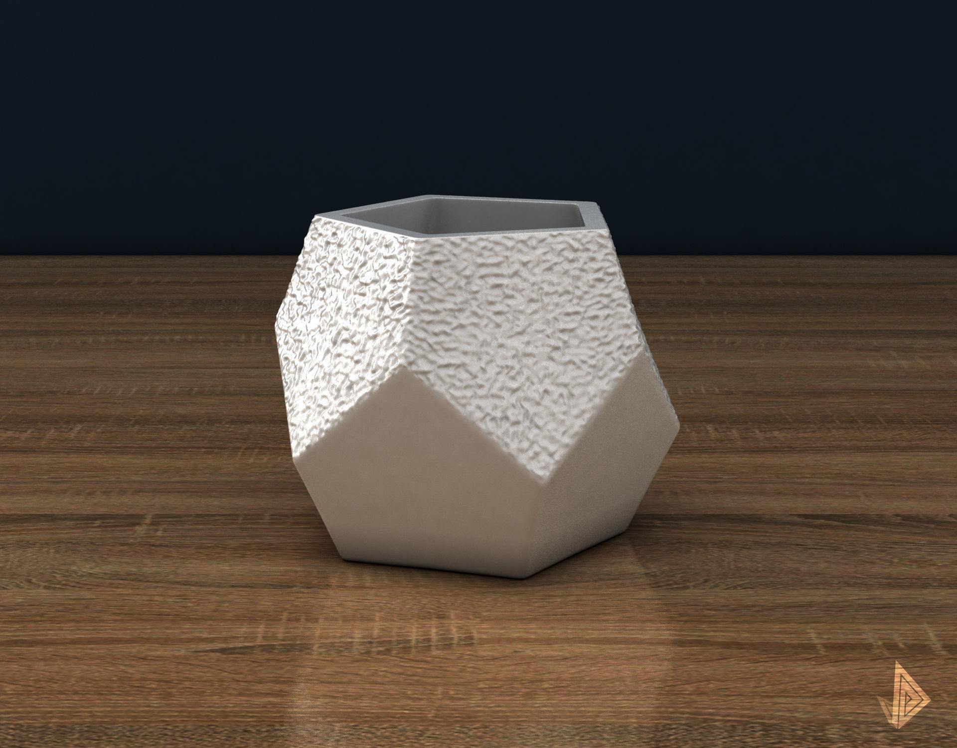 VASE 004 3D print model_3