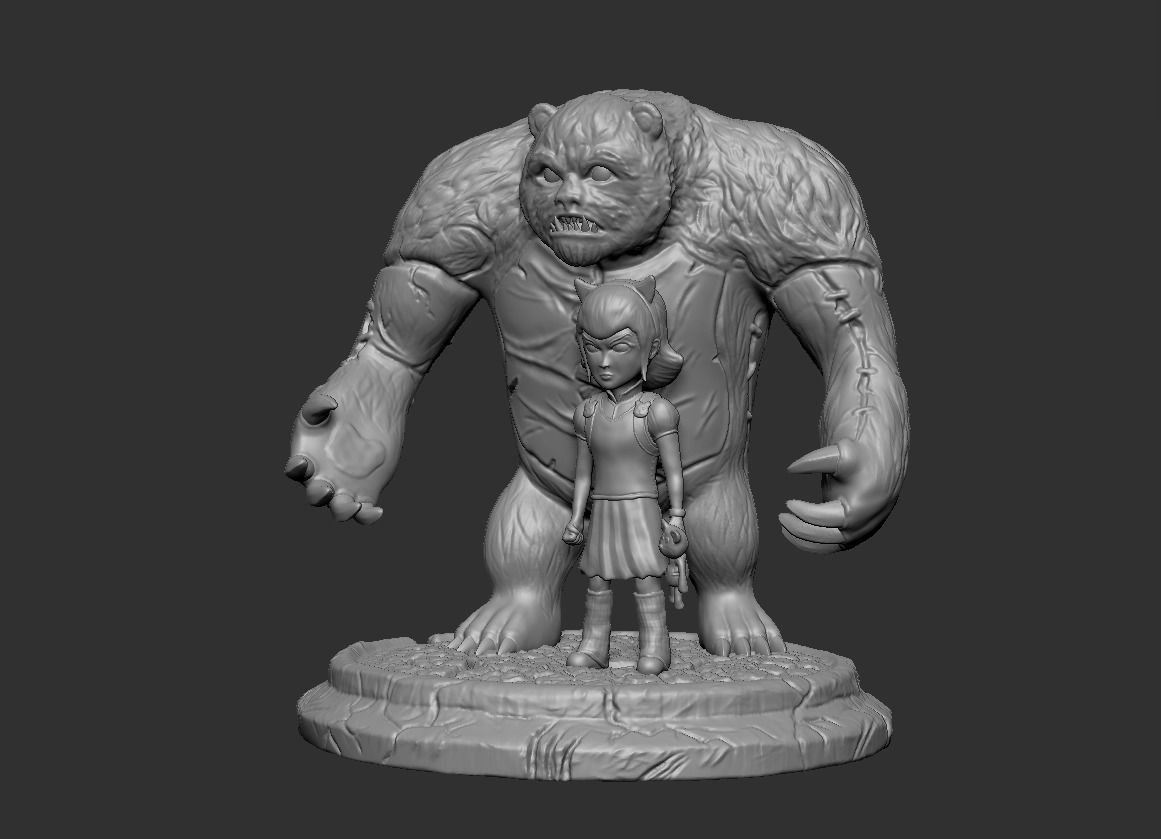 ANNIE and TIBBERS LOL CHAMPIONS 3D print model_5