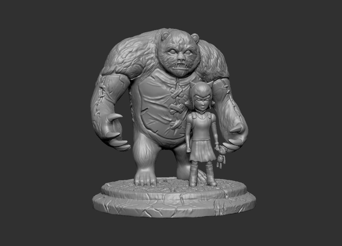 ANNIE and TIBBERS LOL CHAMPIONS 3D print model_4