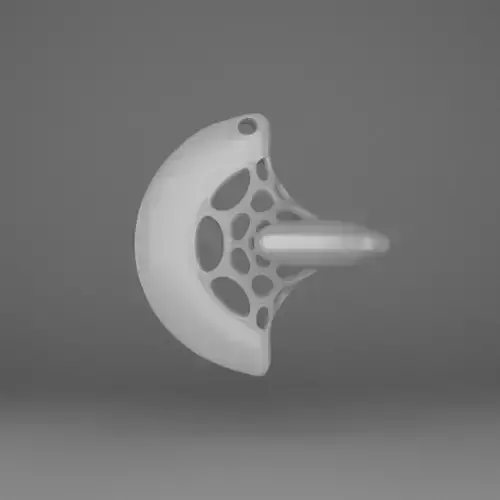 Modern indian Parametric ceramic necklaces