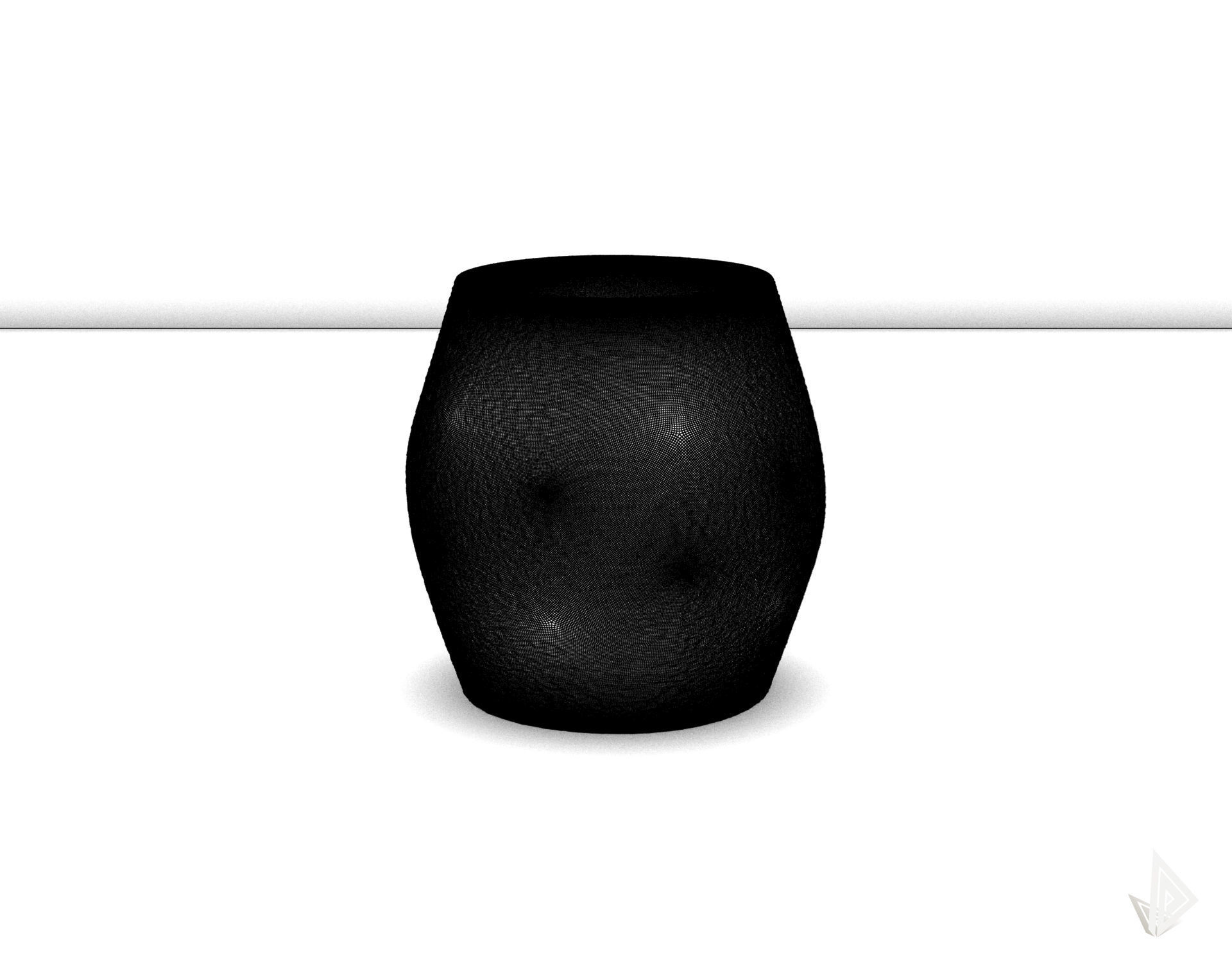 VASE 009 3D print model_9