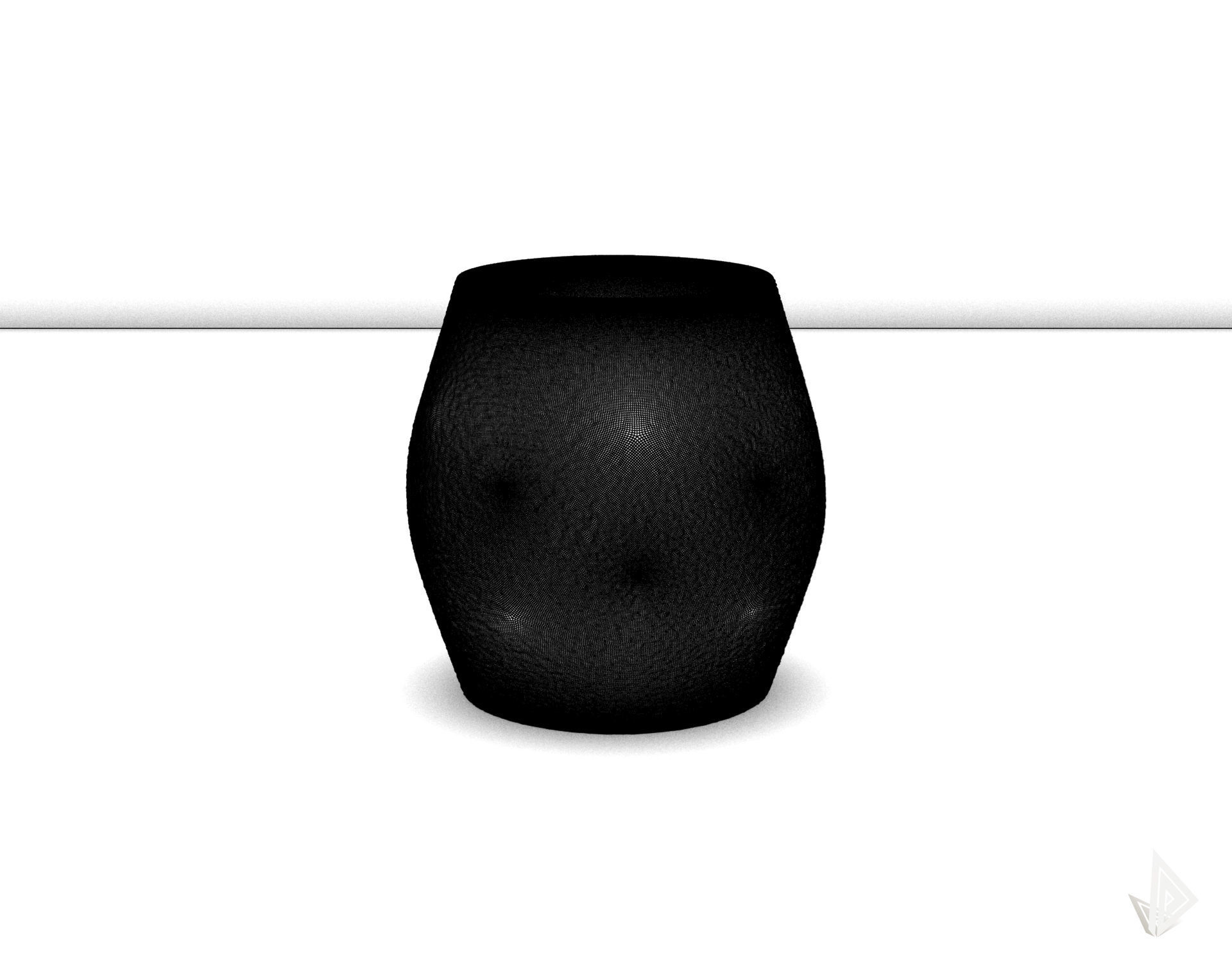 VASE 009 3D print model_7