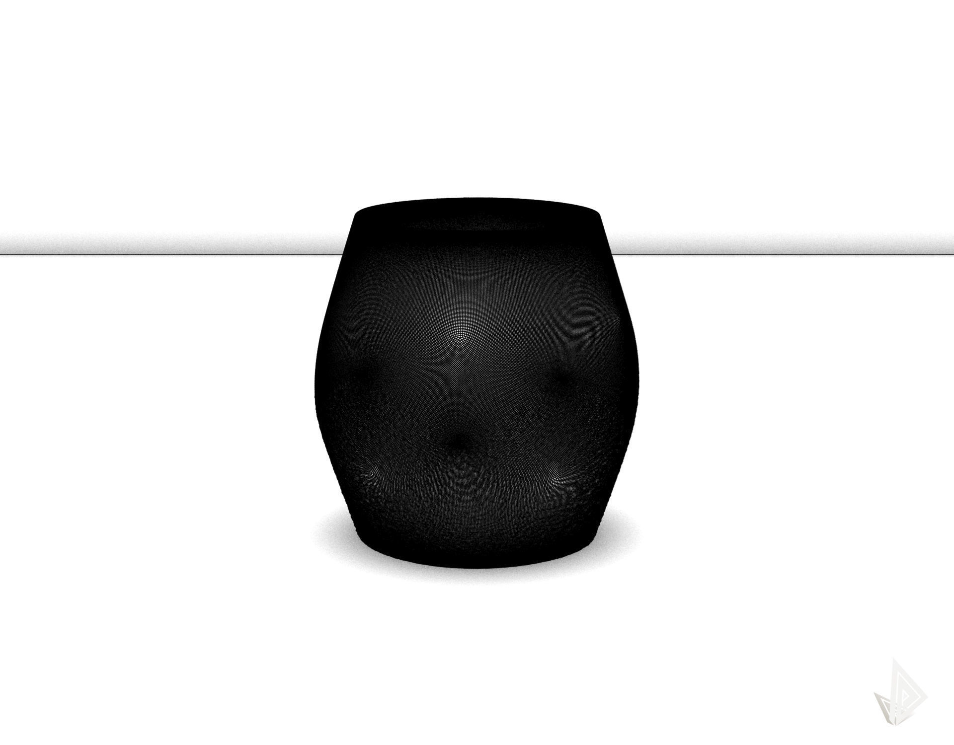 VASE 010 3D print model_10