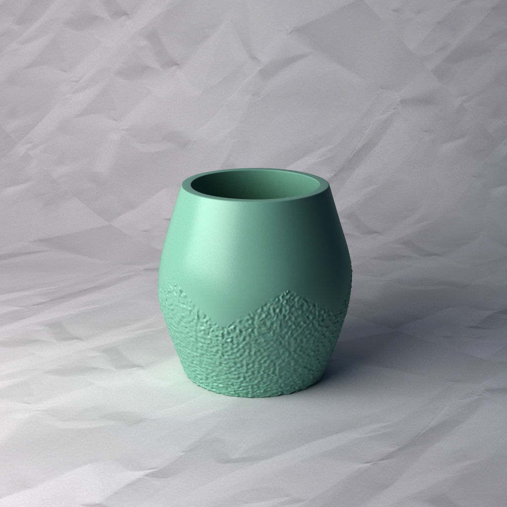 VASE 010 3D print model_14
