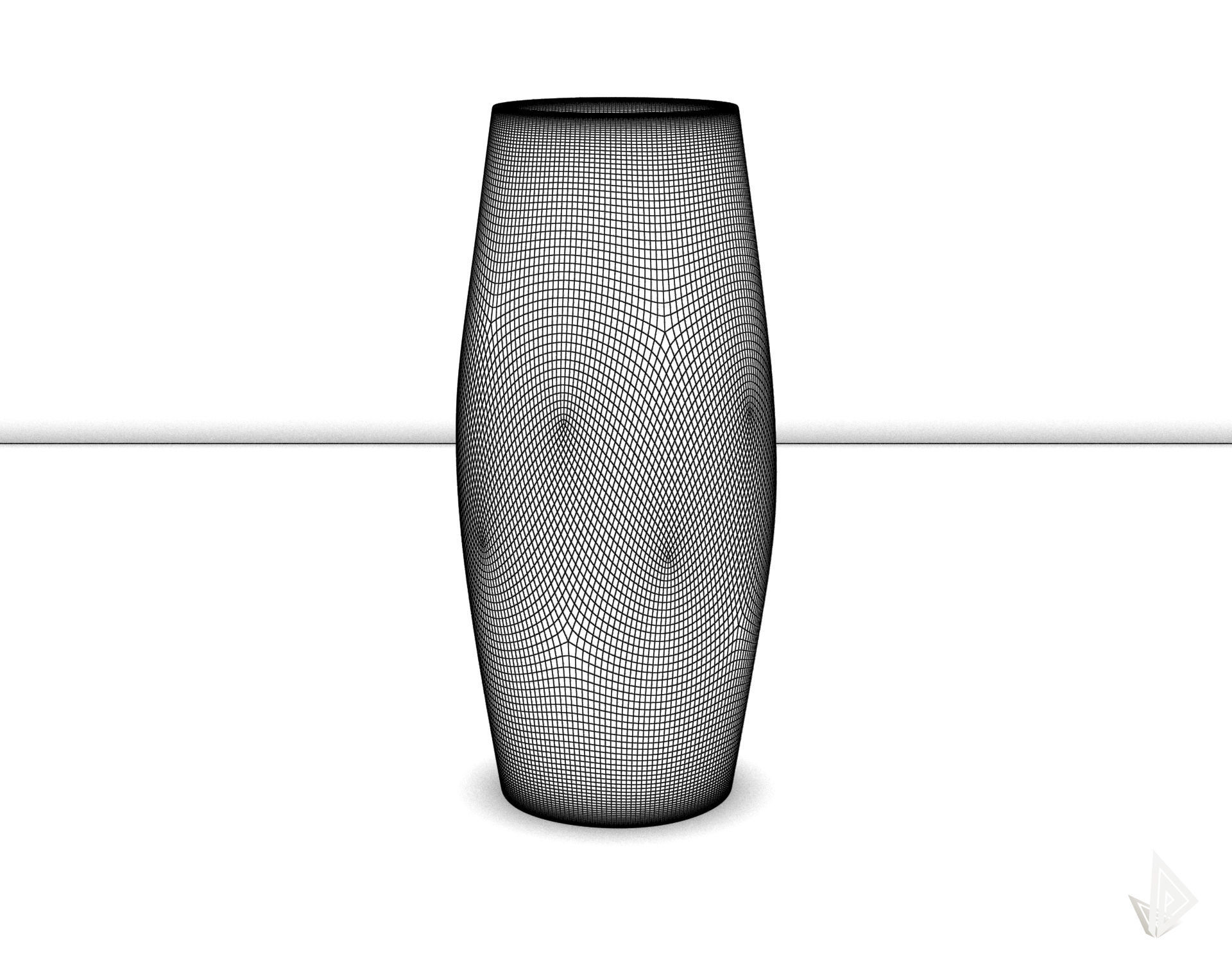 VASE 014 3D print model_9