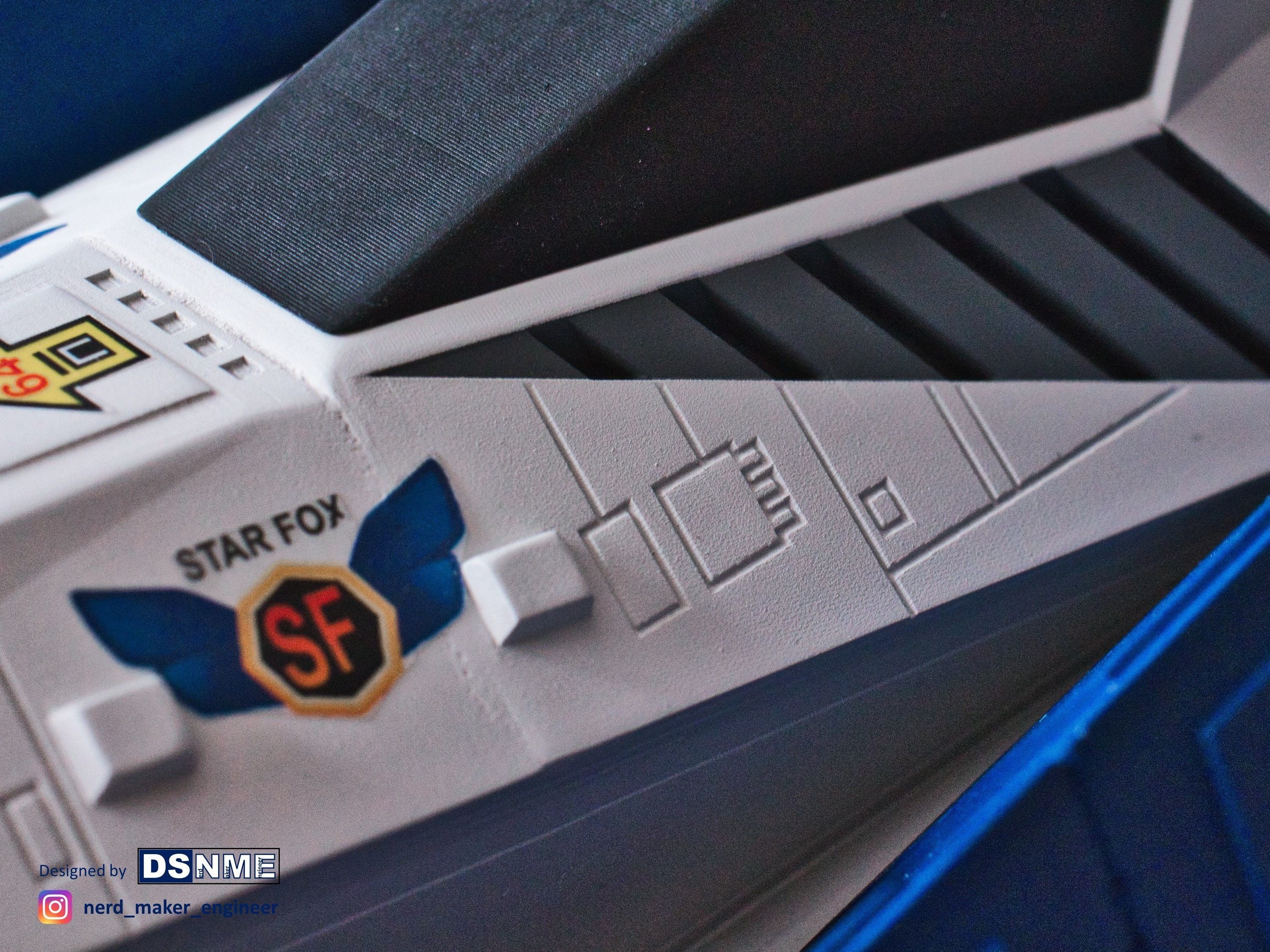 STAR FOX 64 - Lylat Wars -  Arwing -  3D print model_18