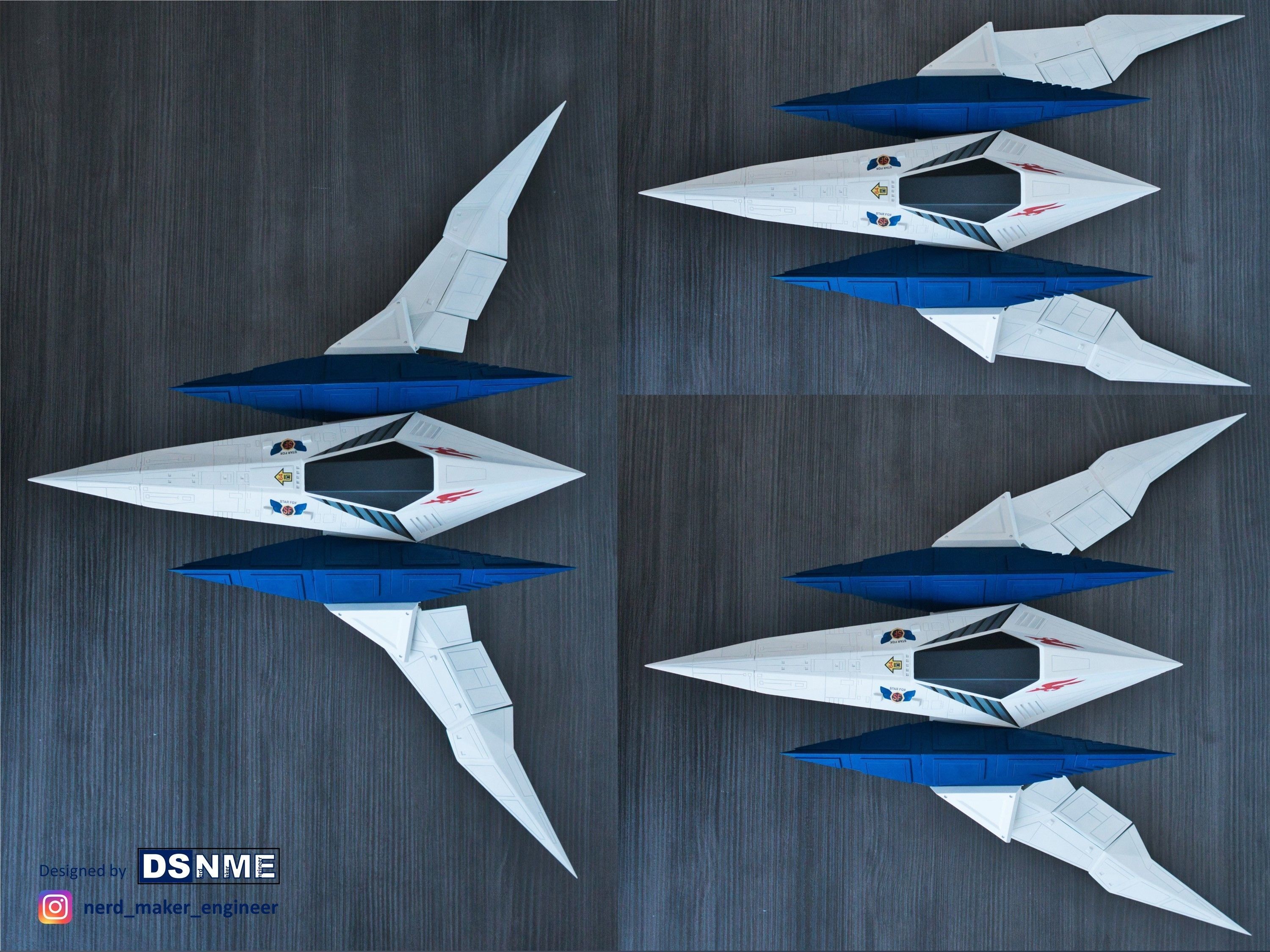 STAR FOX 64 - Lylat Wars -  Arwing -  3D print model_14