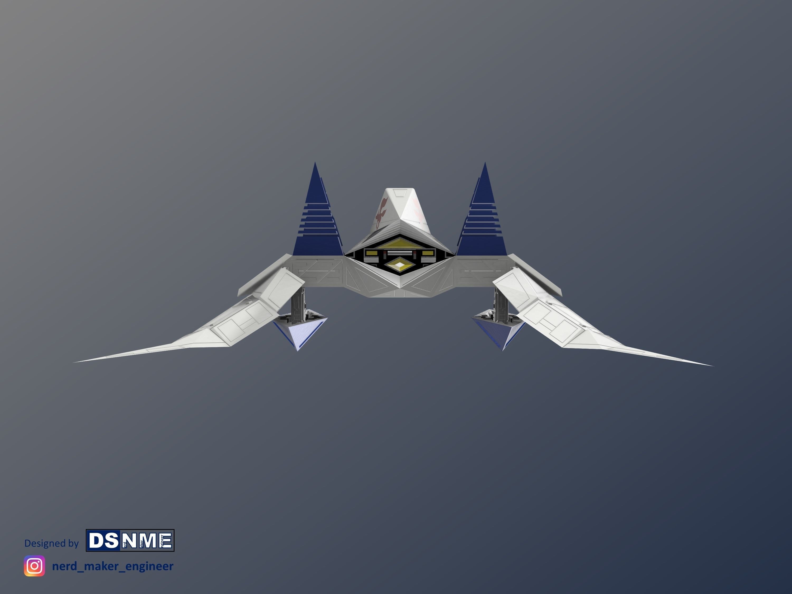 STAR FOX 64 - Lylat Wars -  Arwing -  3D print model_53