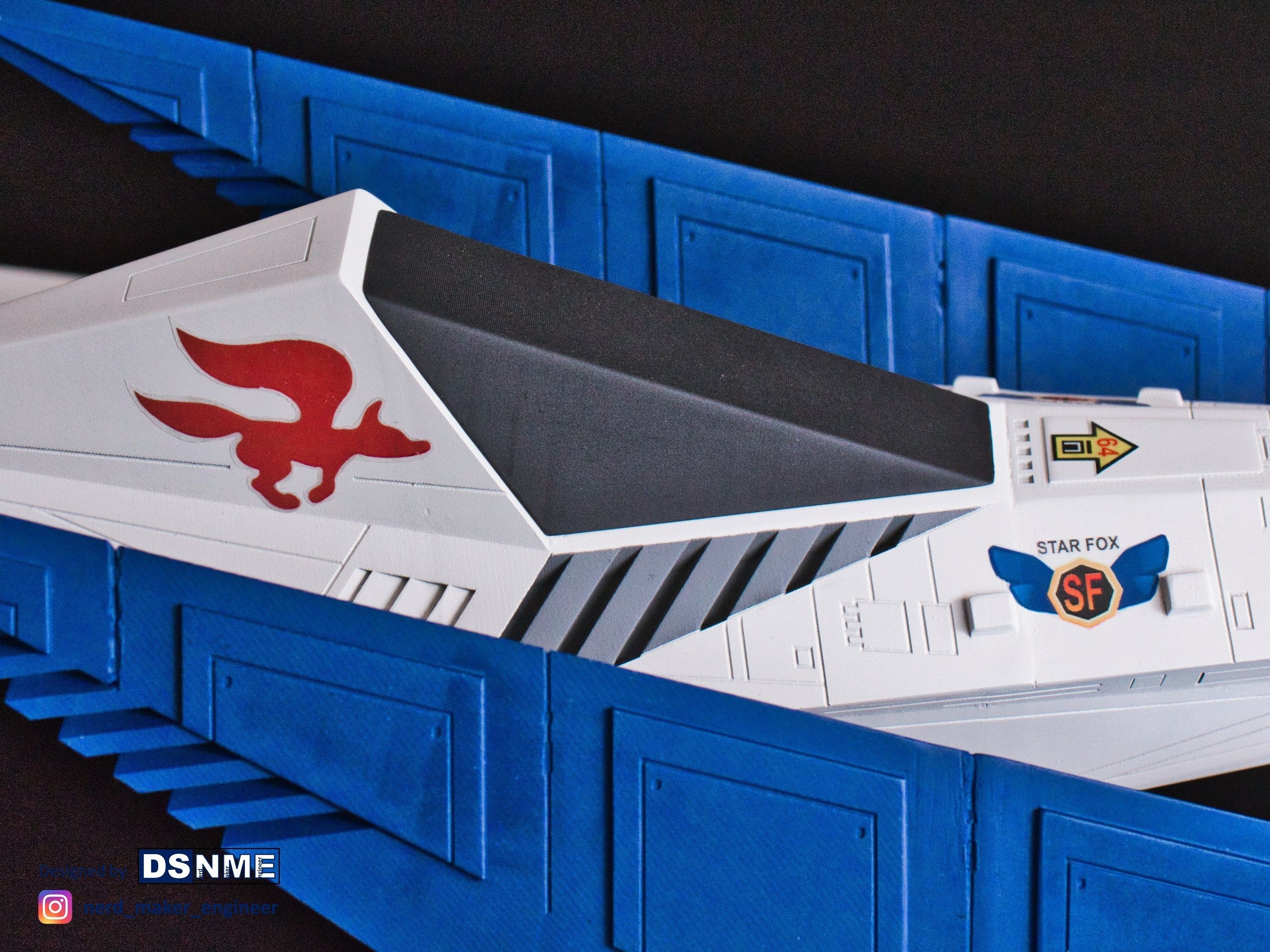 STAR FOX 64 - Lylat Wars -  Arwing -  3D print model_17