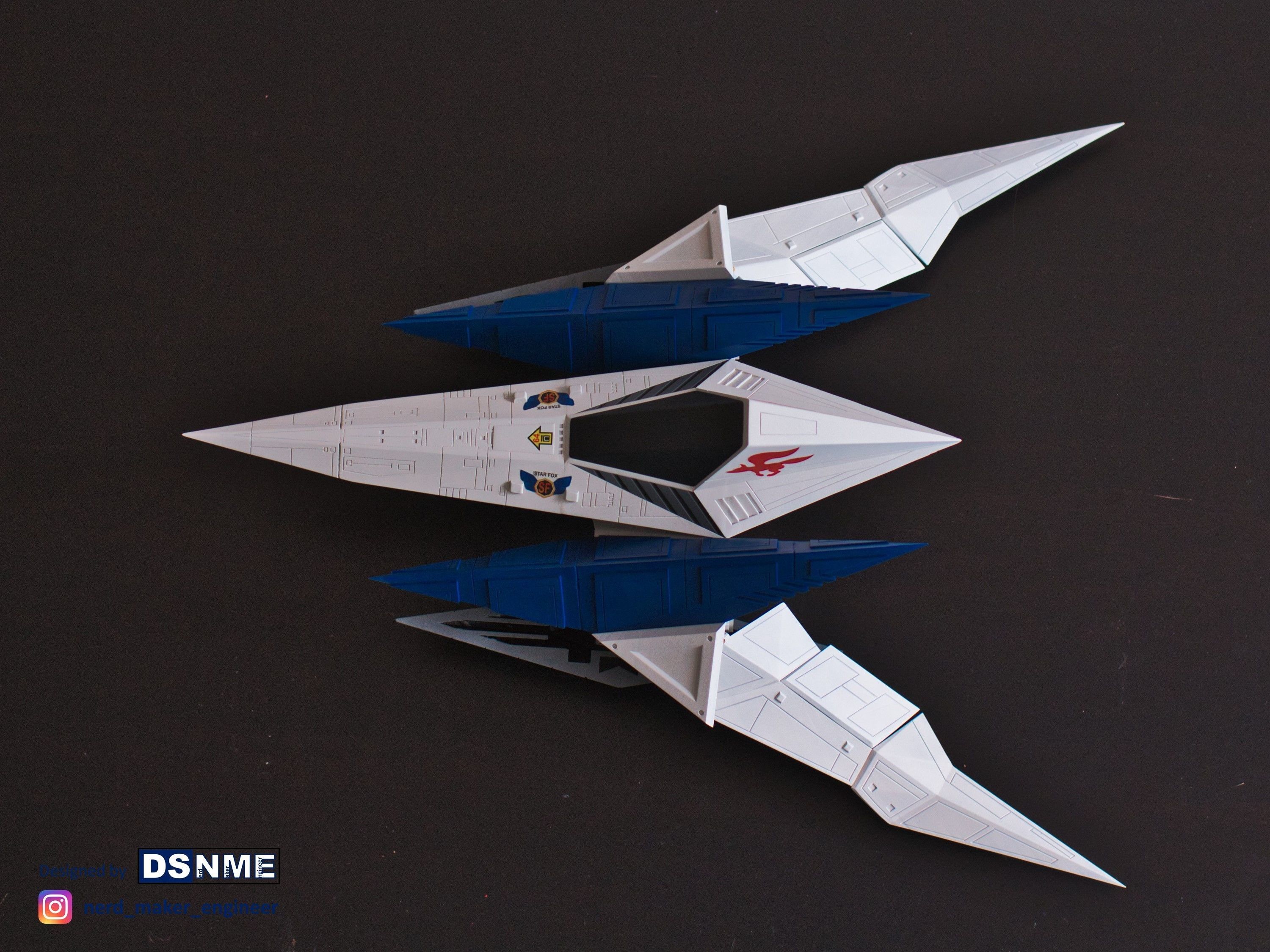 STAR FOX 64 - Lylat Wars -  Arwing -  3D print model_10