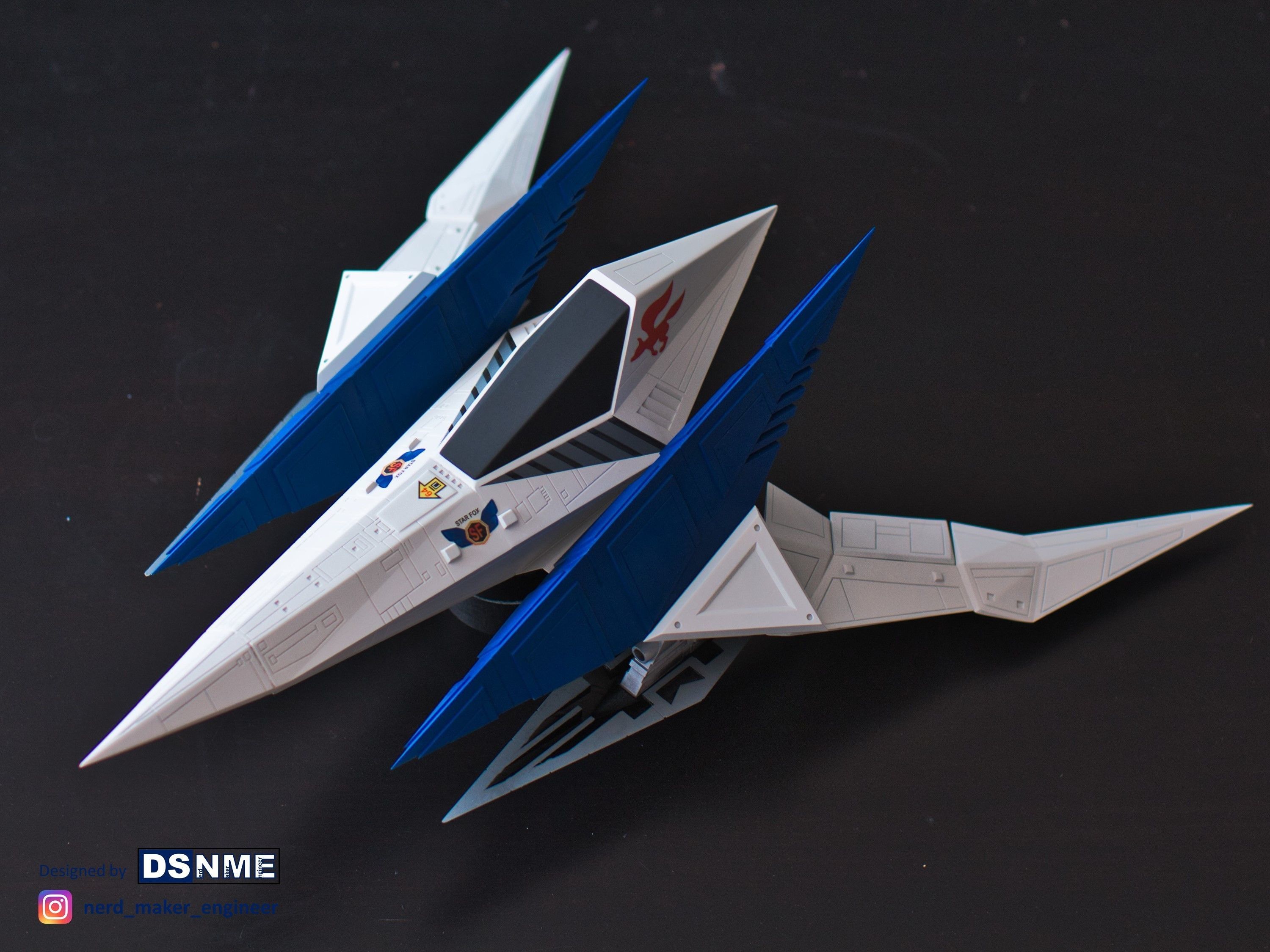 STAR FOX 64 - Lylat Wars -  Arwing -  3D print model_6