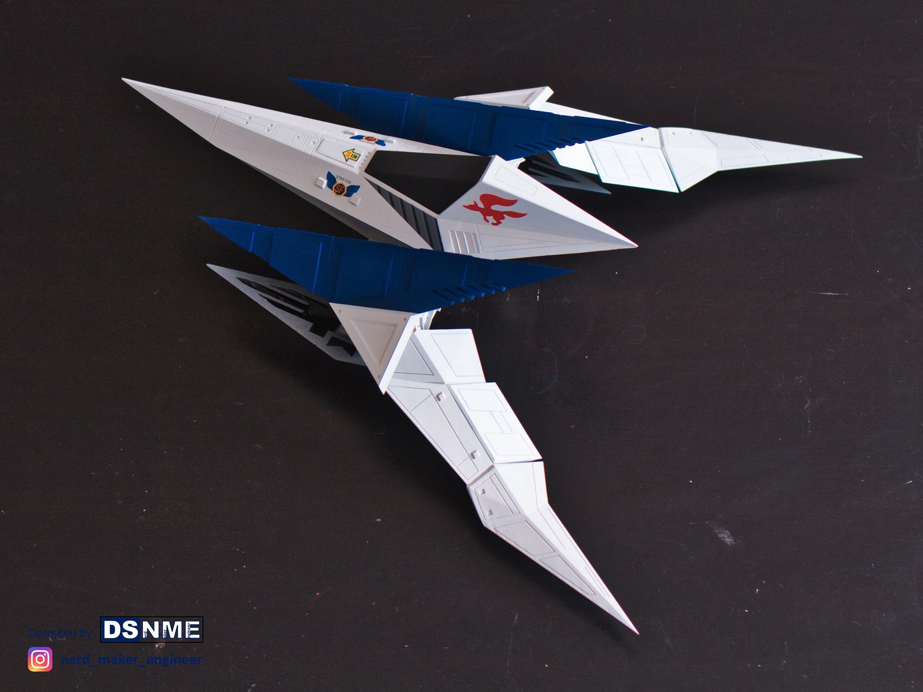 STAR FOX 64 - Lylat Wars -  Arwing -  3D print model_12