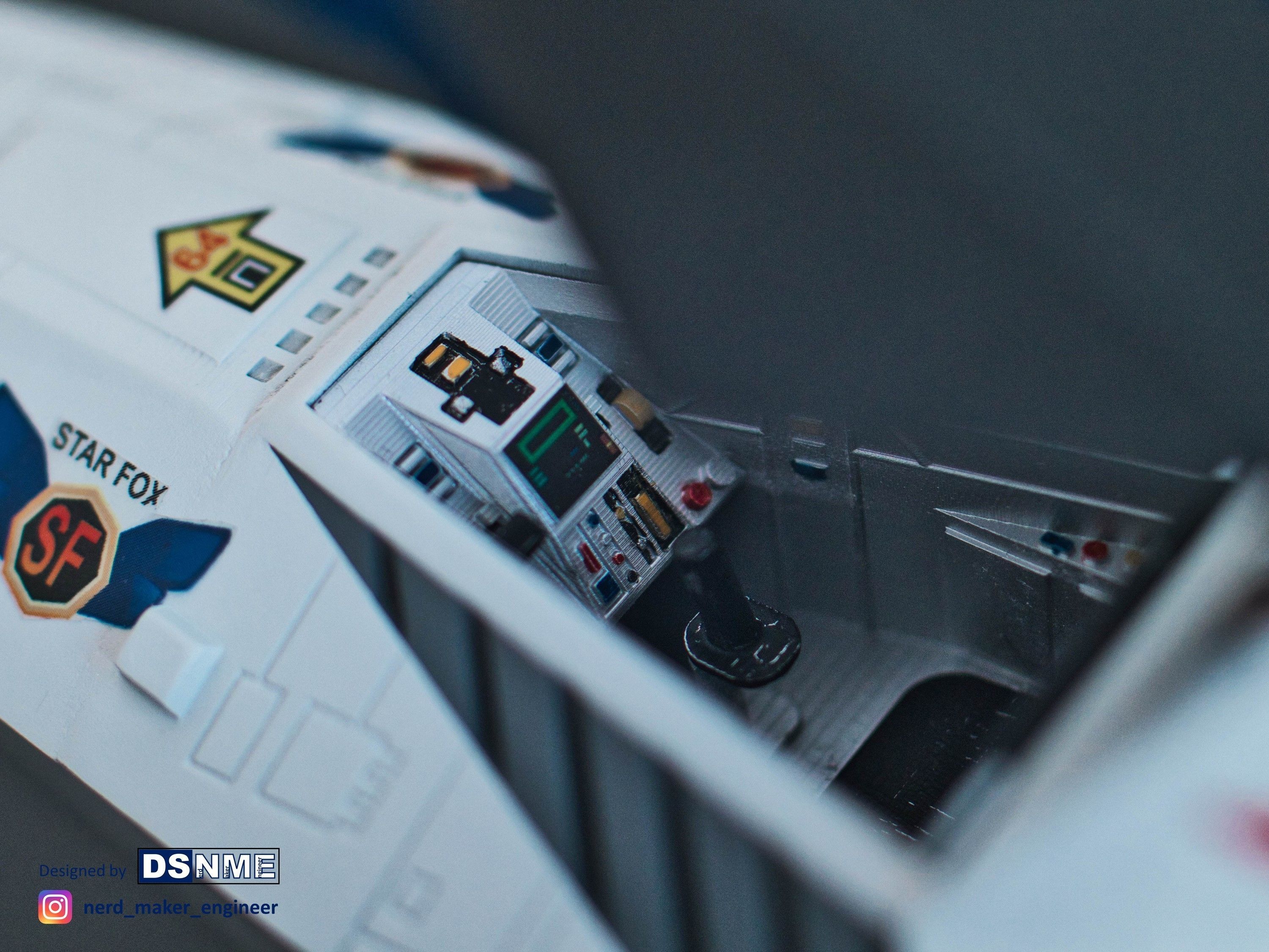 STAR FOX 64 - Lylat Wars -  Arwing -  3D print model_21