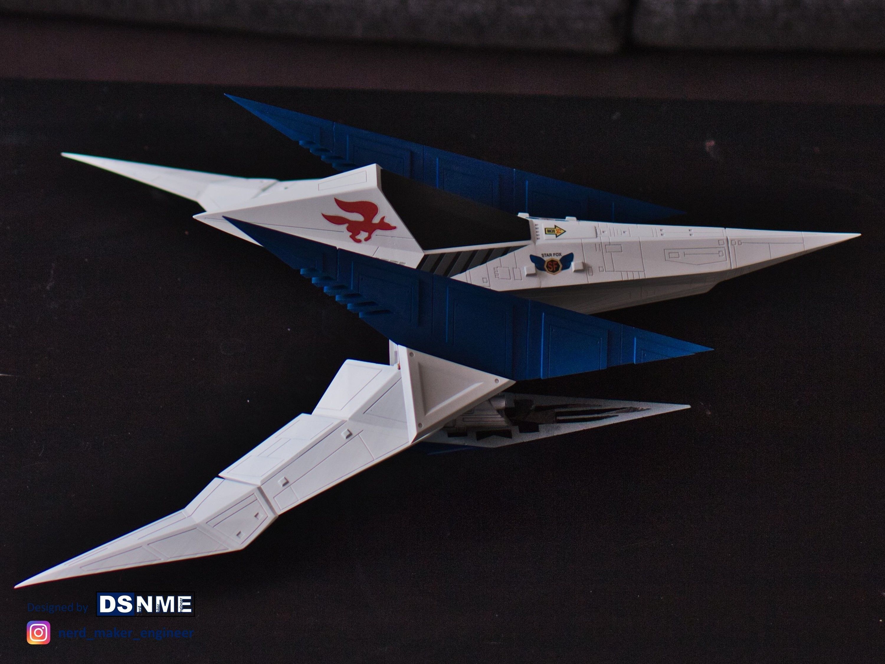 STAR FOX 64 - Lylat Wars -  Arwing -  3D print model_13