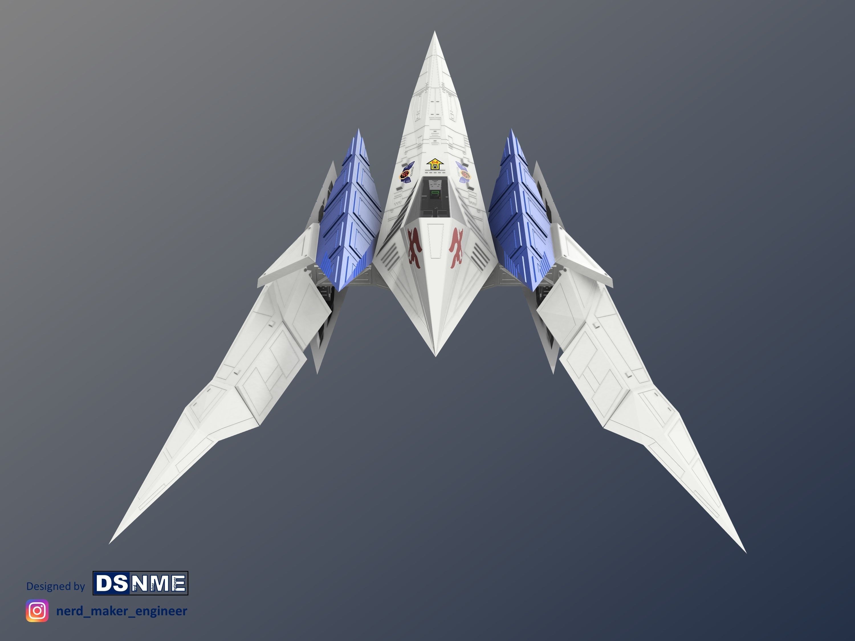 STAR FOX 64 - Lylat Wars -  Arwing -  3D print model_52