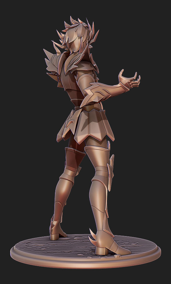 Saint Seiya Deathmask Cancer 3D print model_7