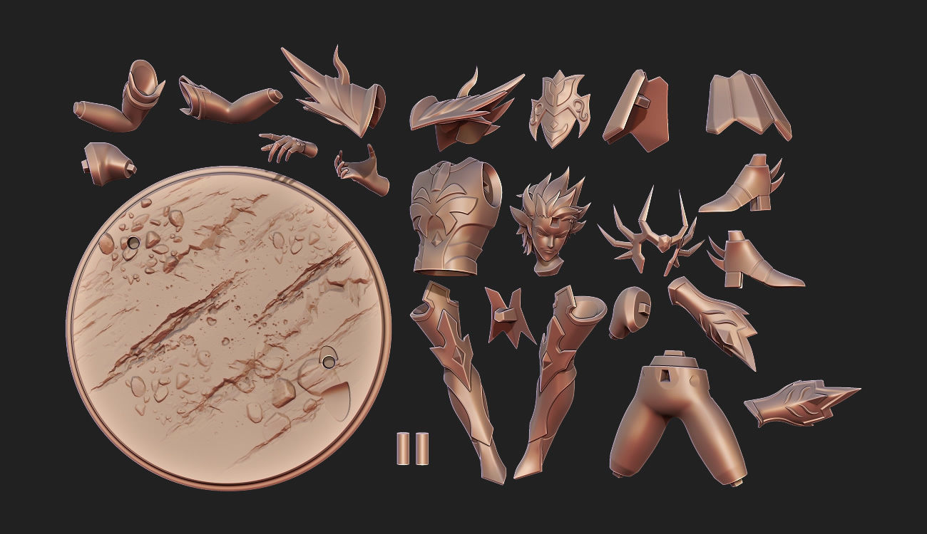 Saint Seiya Deathmask Cancer 3D print model_3