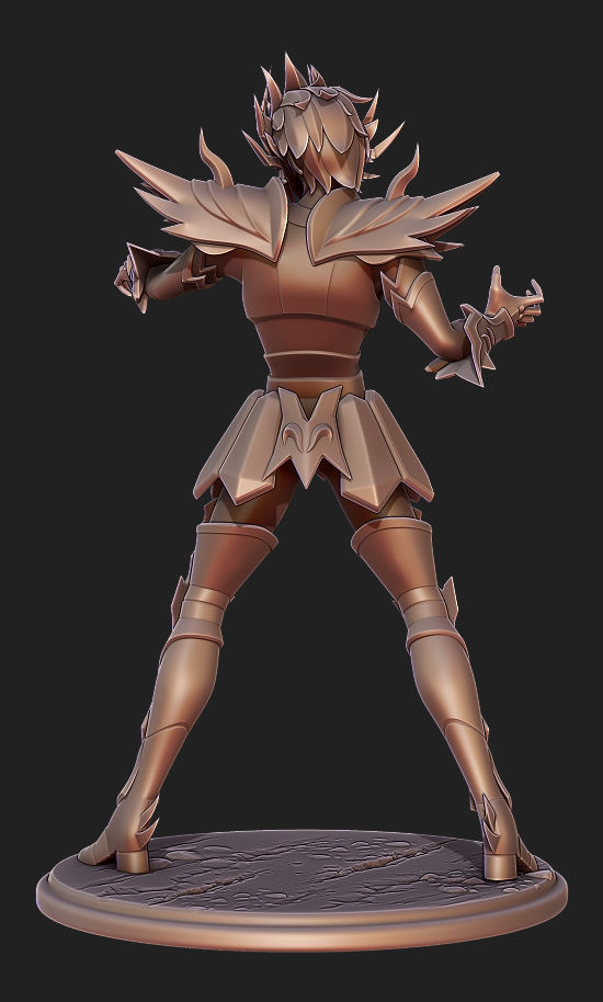 Saint Seiya Deathmask Cancer 3D print model_6