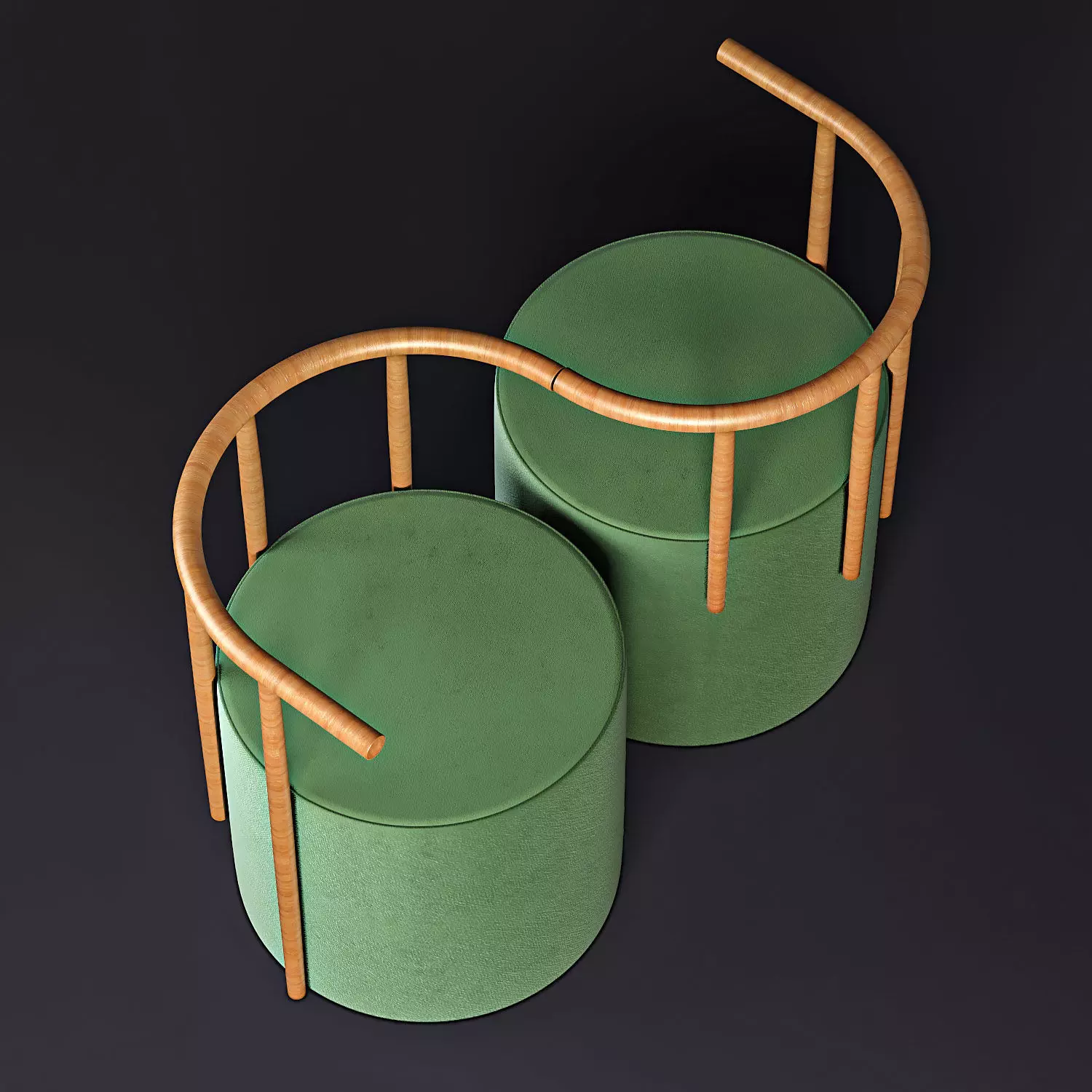 Cylinder Chair Free 3D model