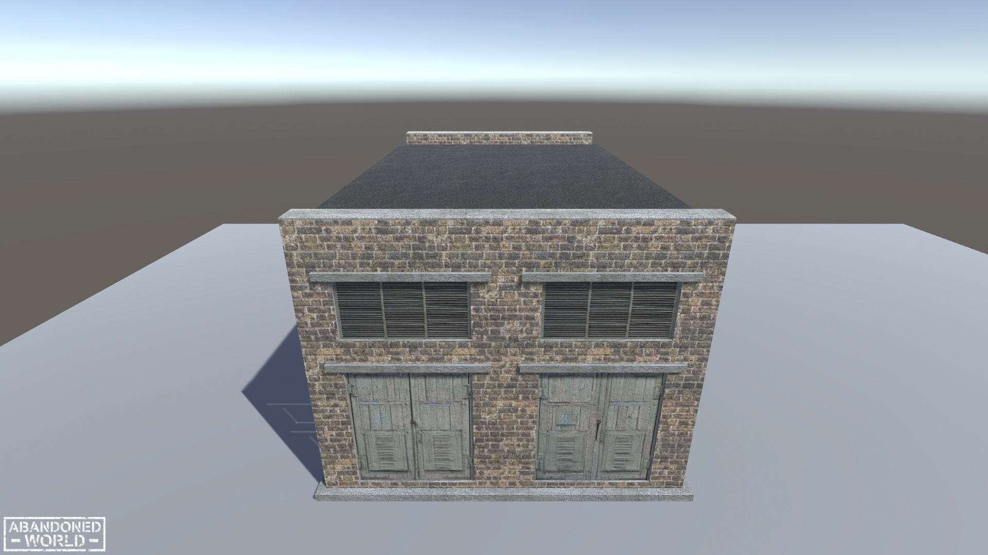 Electrical Substation Free low-poly 3D model_11