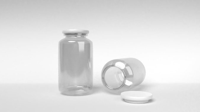 Medicine bottle 3D model