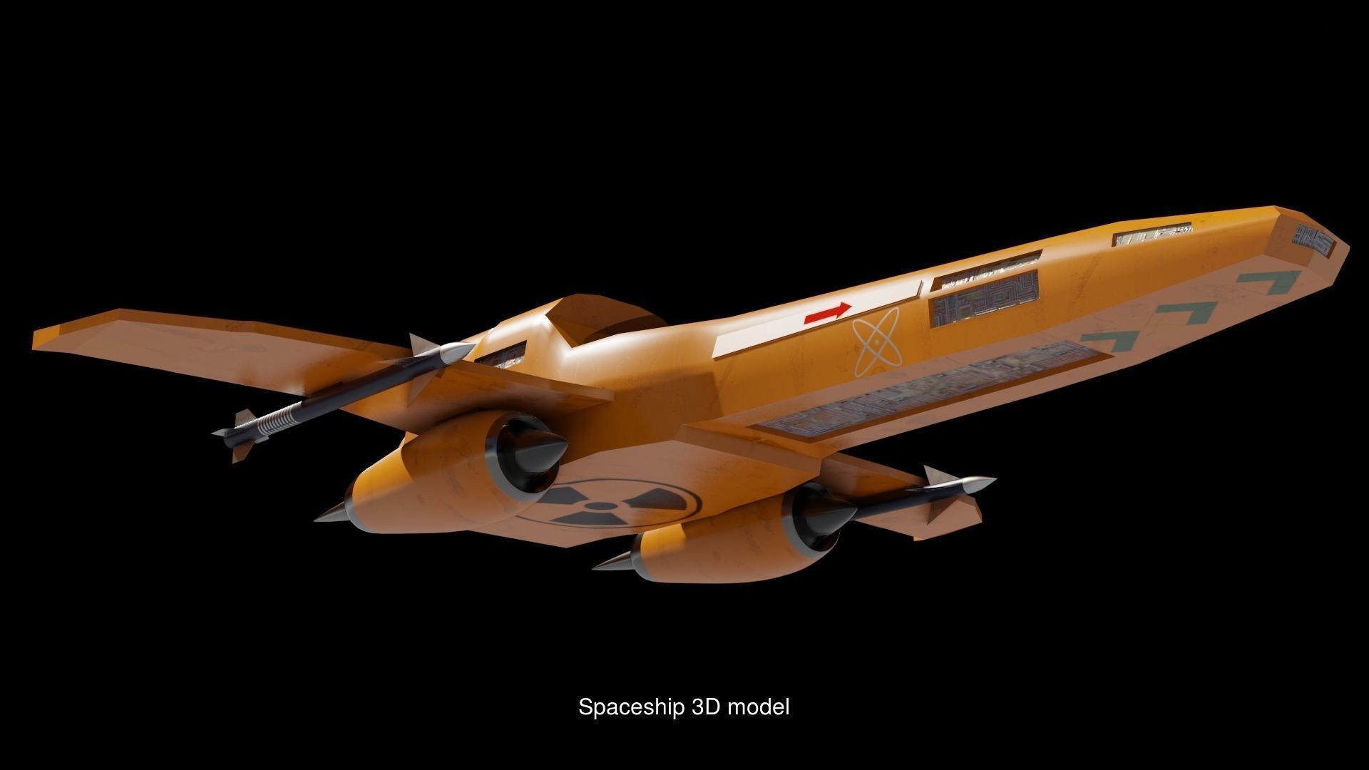 Alien ship  ufo 3D Model Collection_2