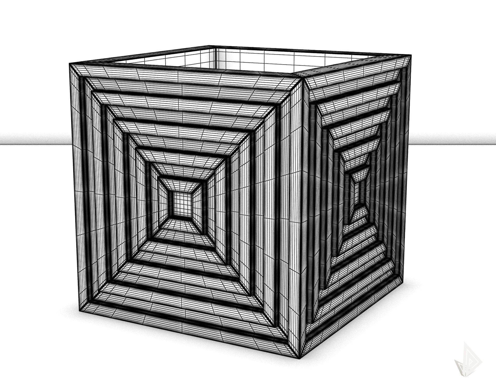 VASE 018 3D print model_8