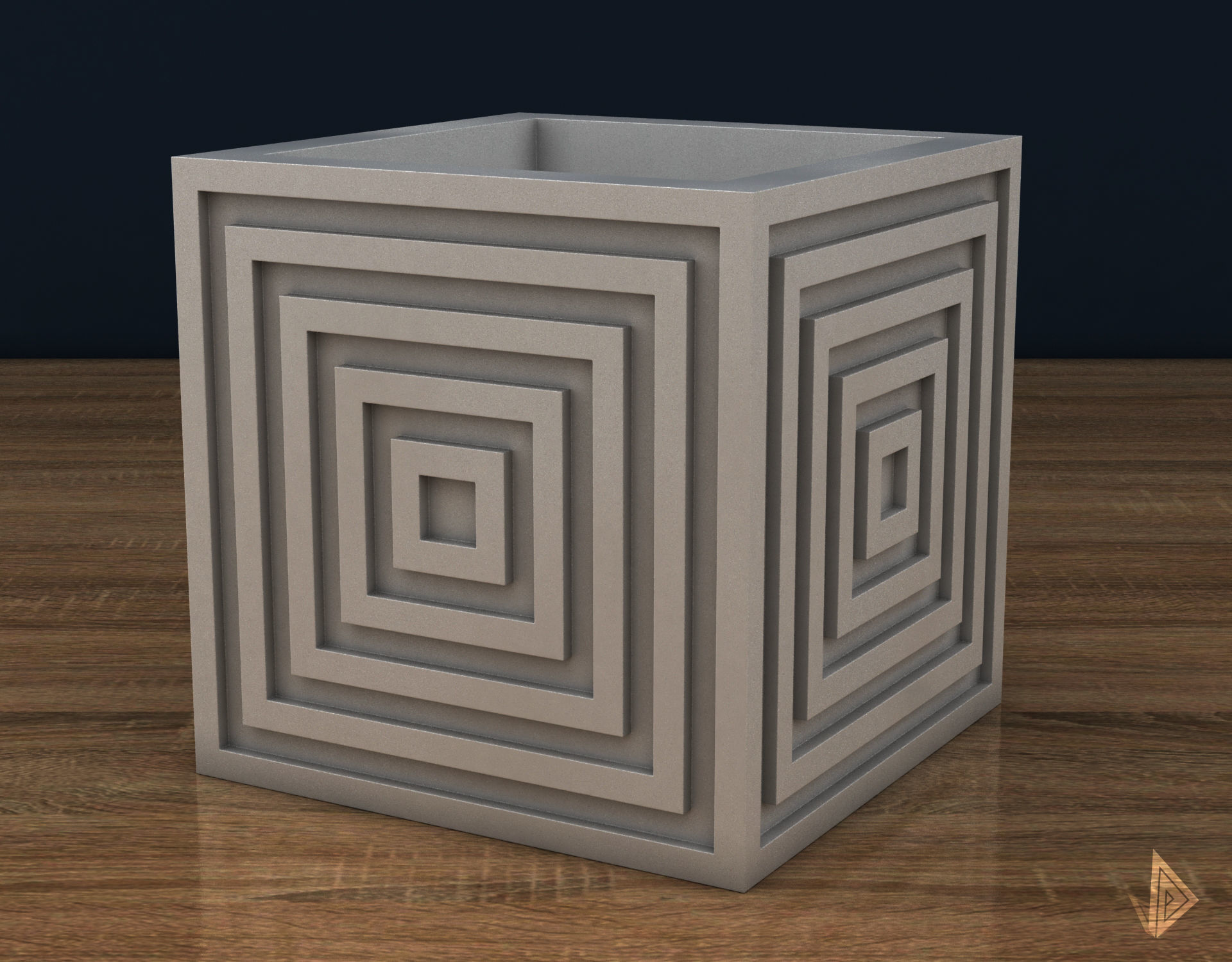 VASE 018 3D print model_4