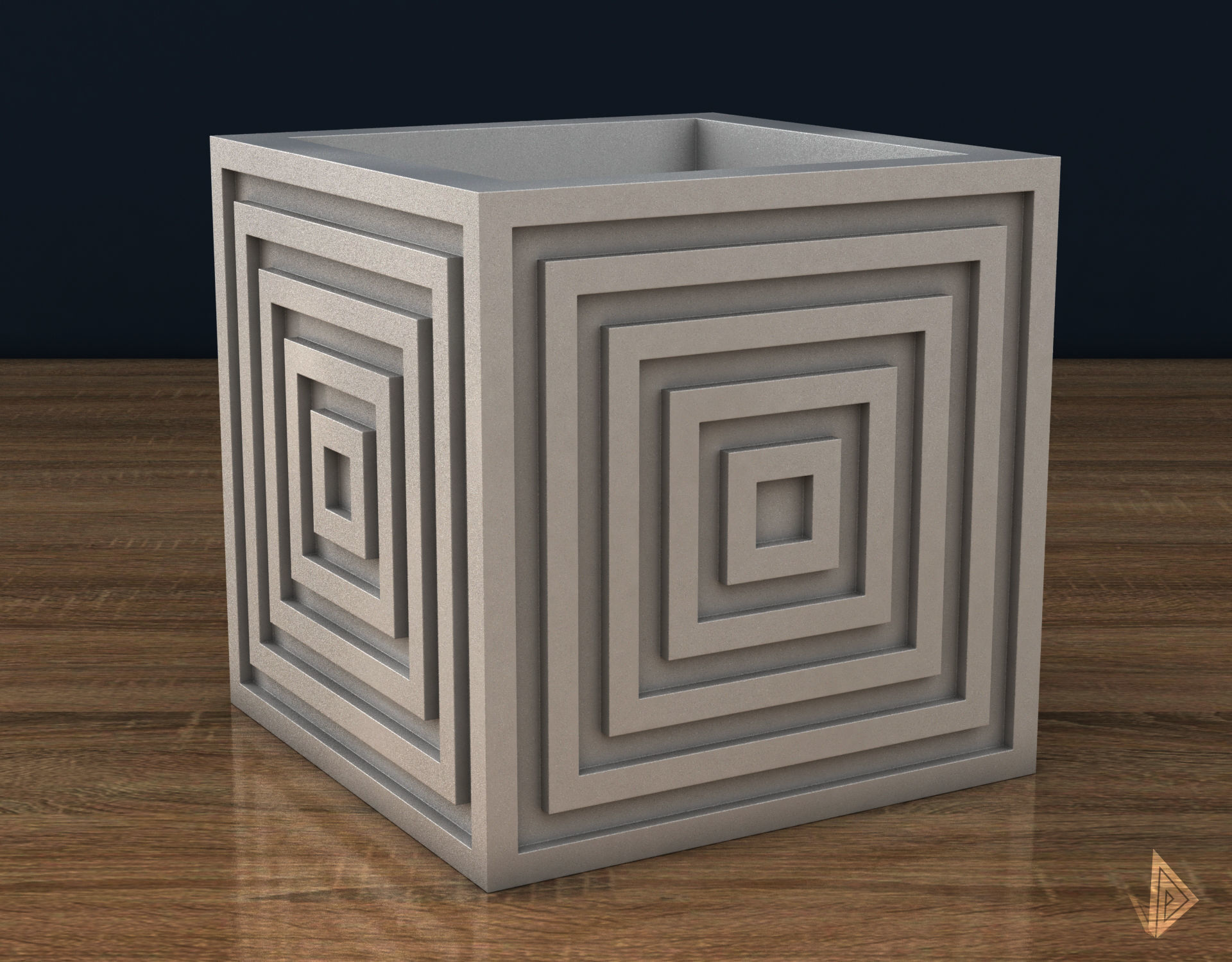 VASE 018 3D print model_2