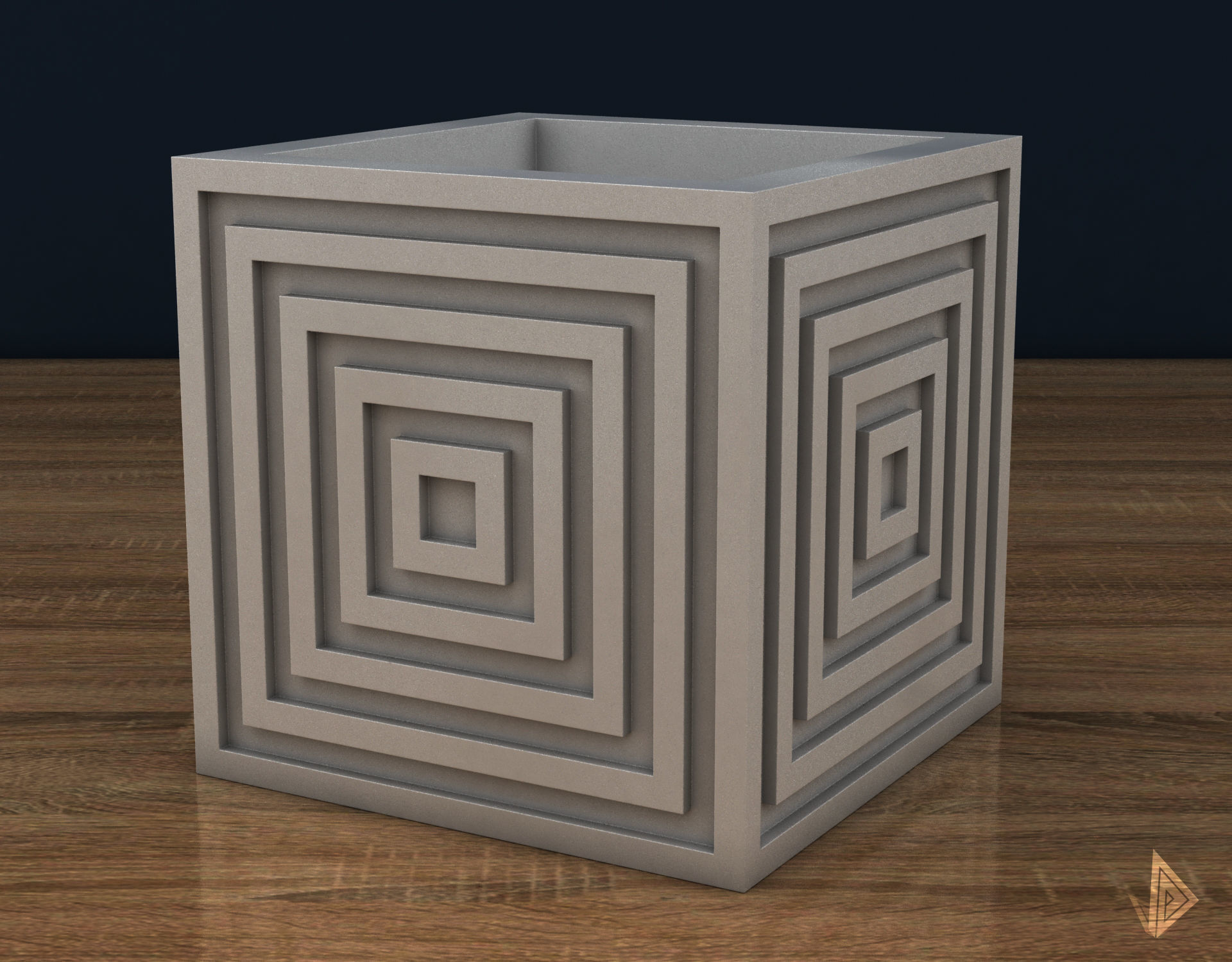 VASE 018 3D print model_1