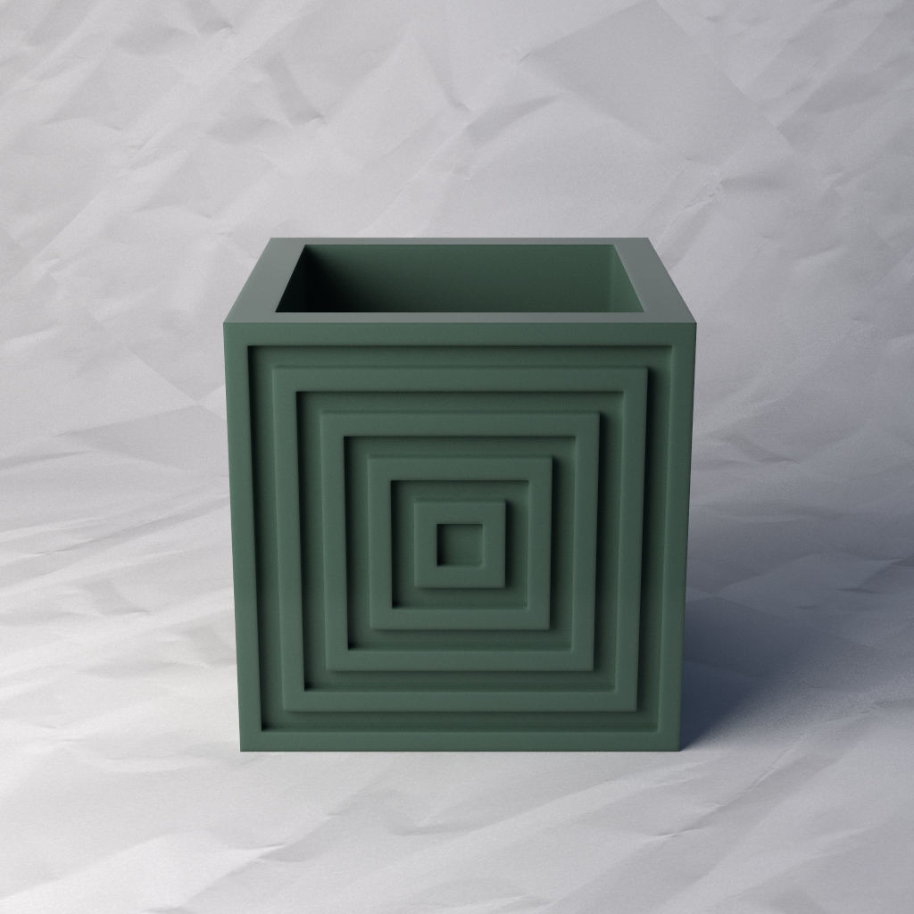 VASE 018 3D print model_17