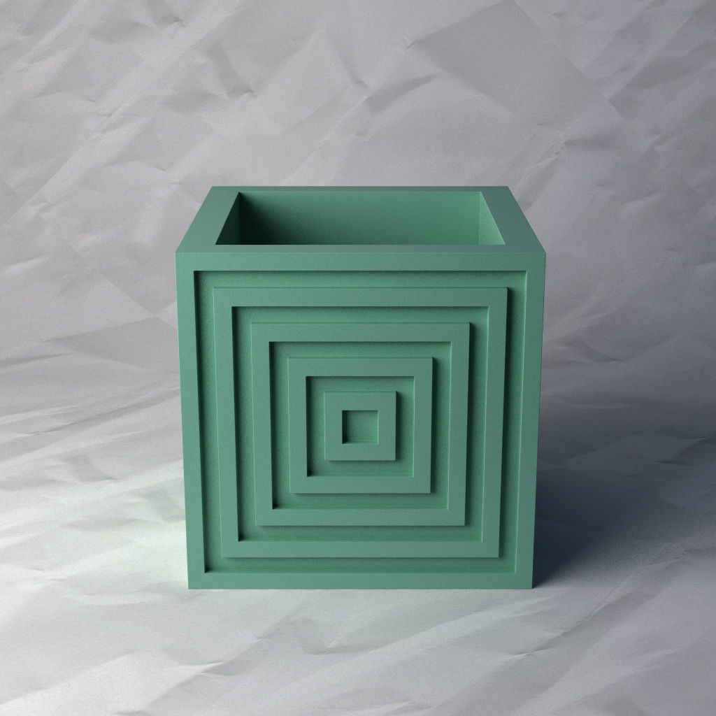 VASE 018 3D print model_14