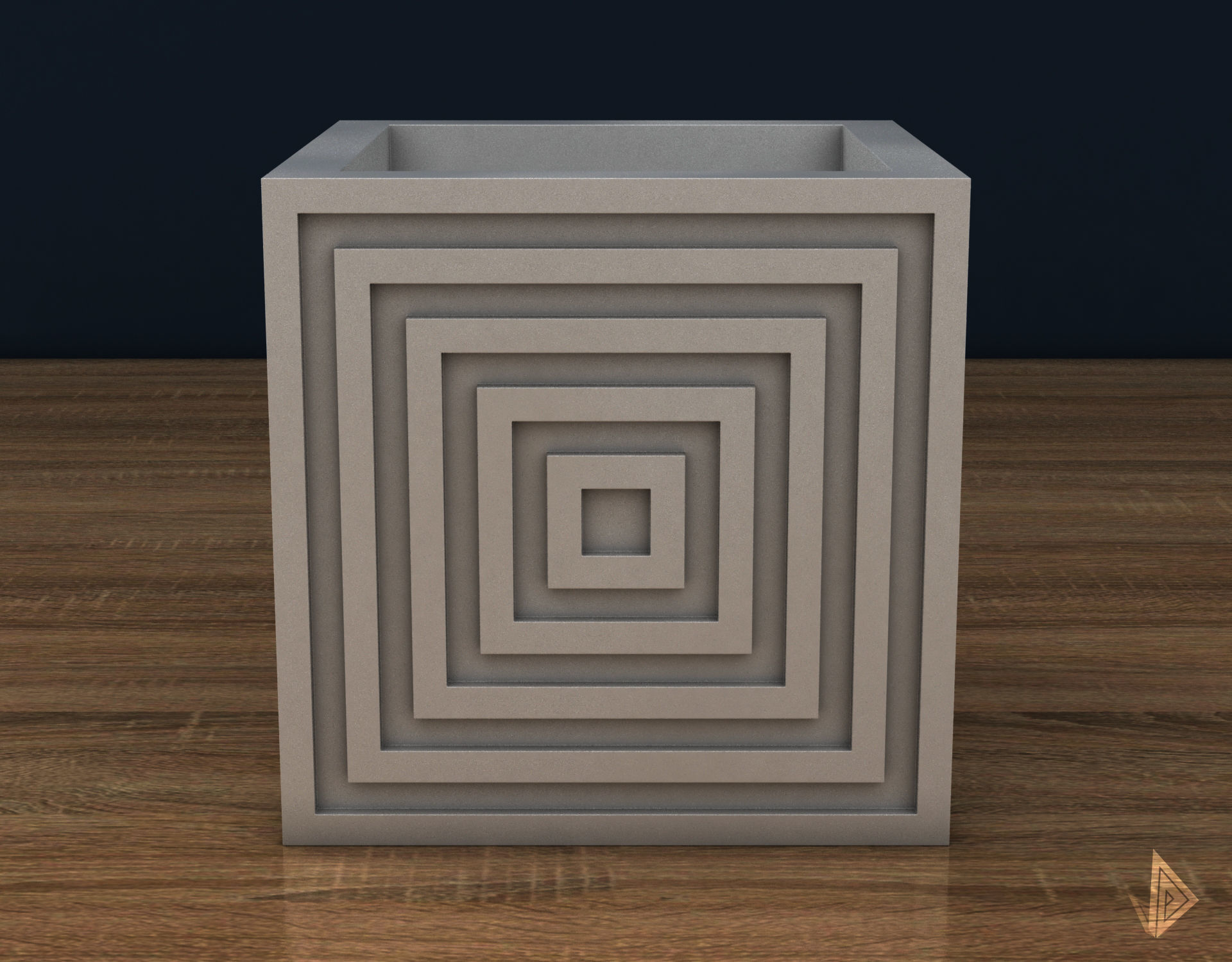 VASE 018 3D print model_3