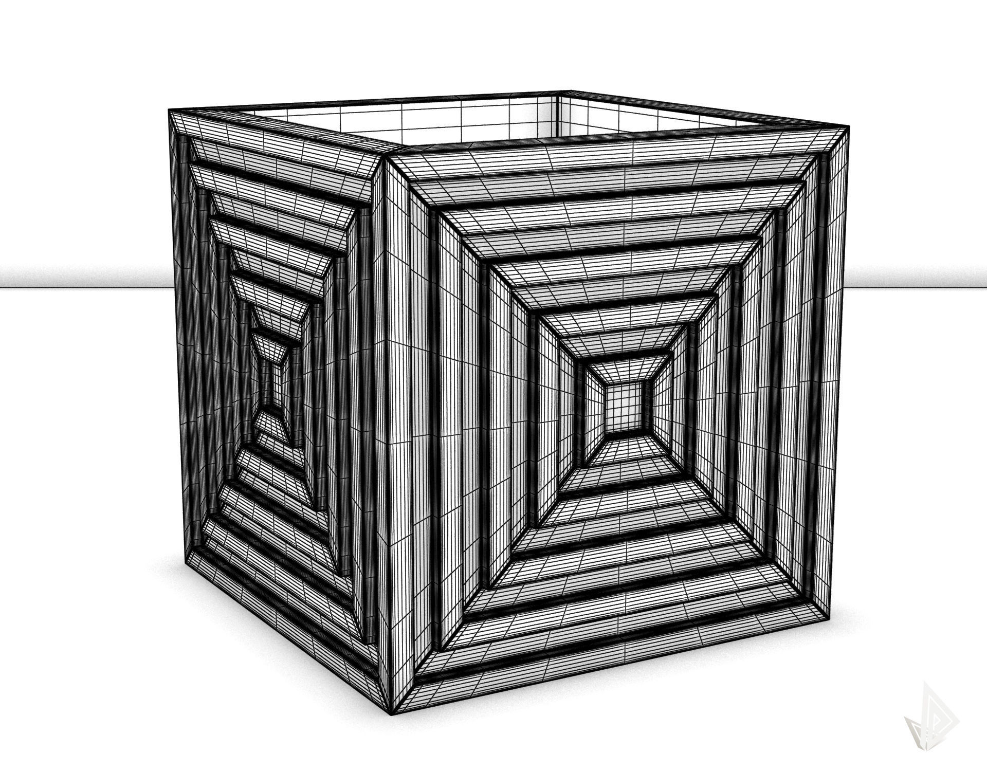 VASE 018 3D print model_11