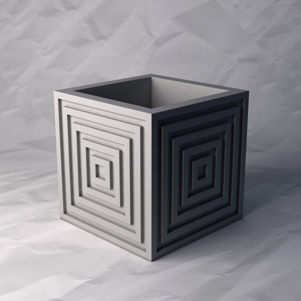 VASE 018 3D print model_12