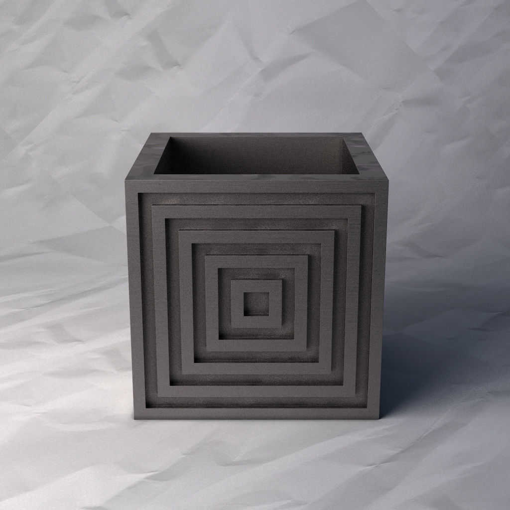 VASE 018 3D print model_16