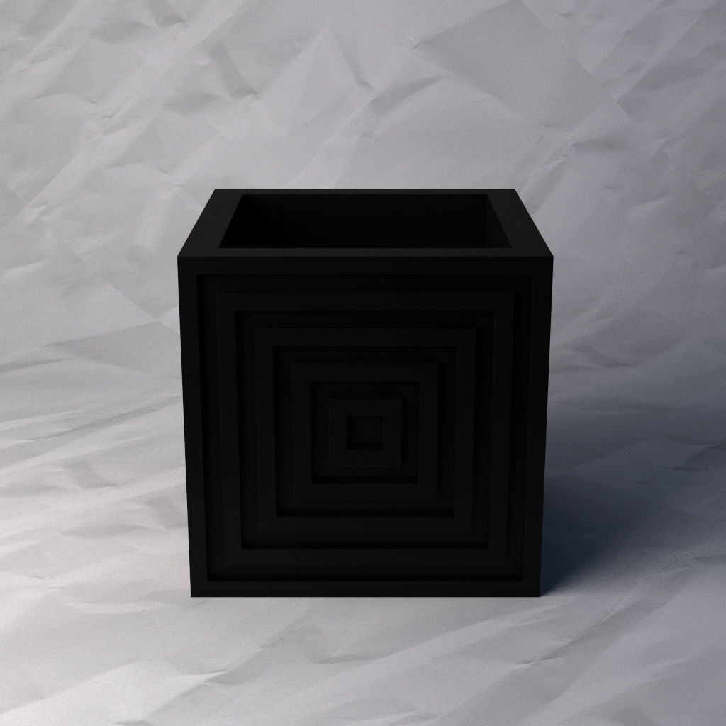 VASE 018 3D print model_13