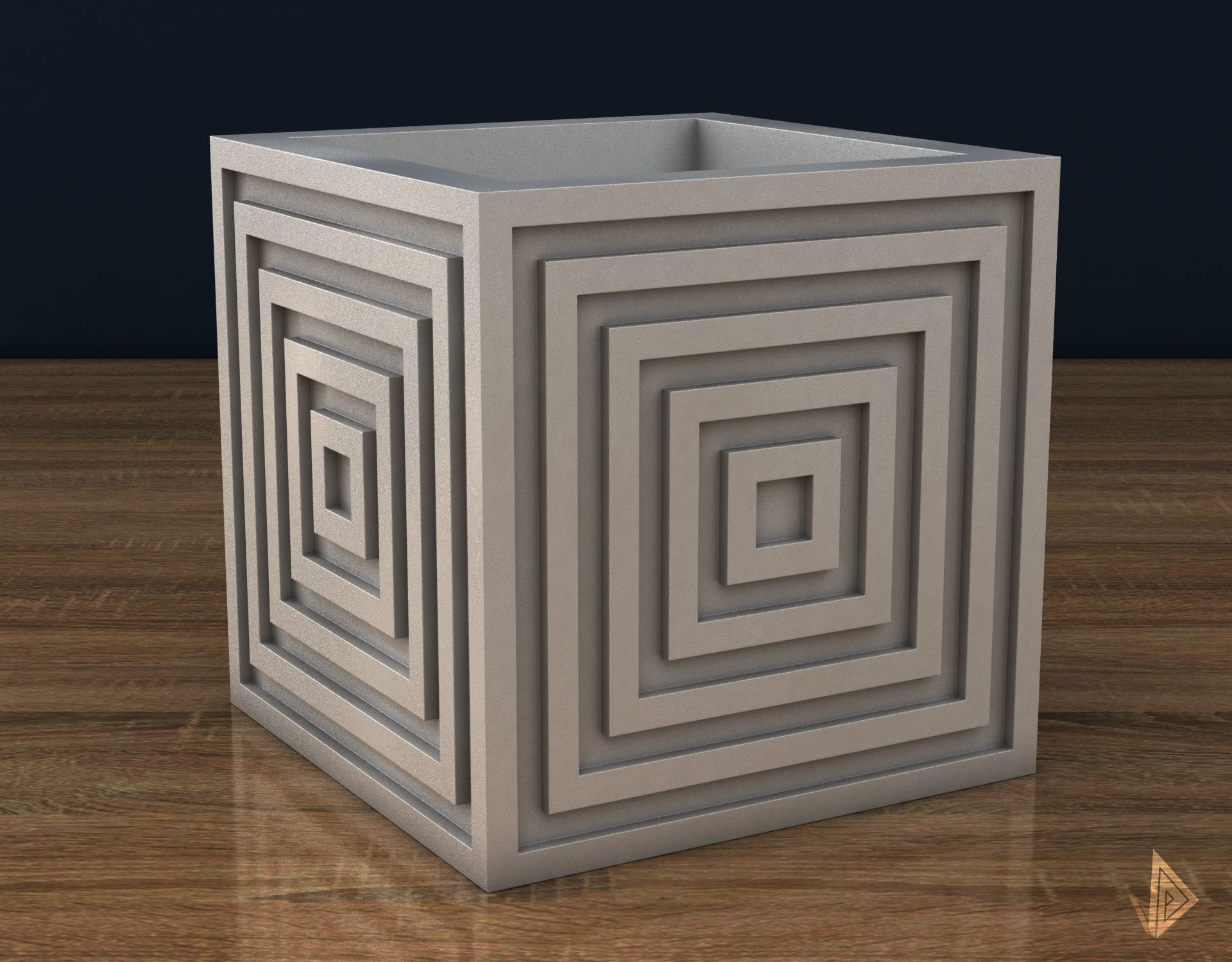 VASE 018 3D print model_5