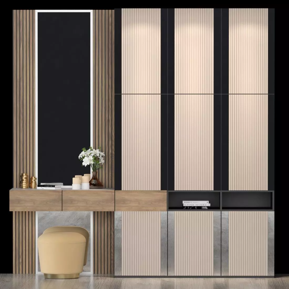 hall furniture 56 3D model